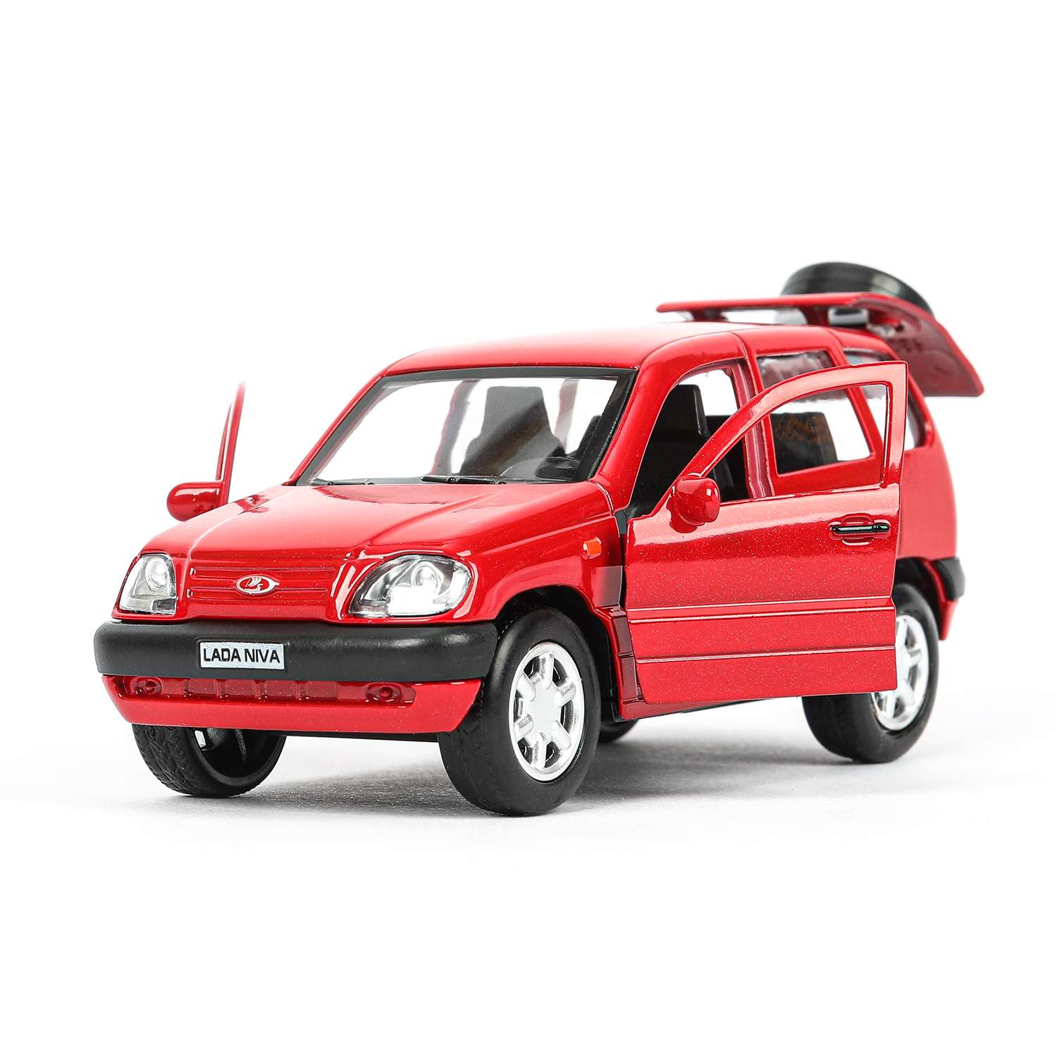 Автомобиль Технопарк LADA Niva красный 392182 - фото 5