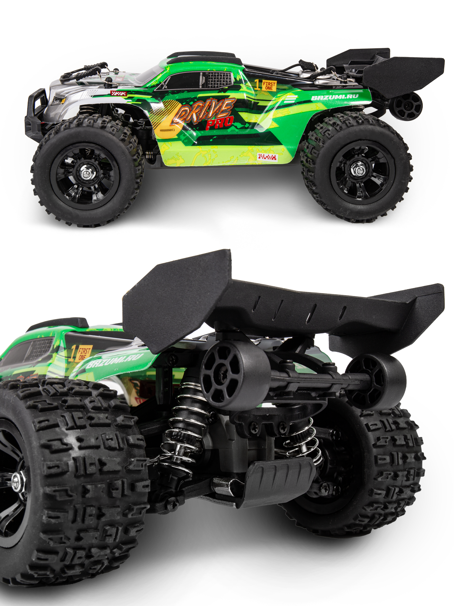 Автомобиль РУ BAZUMI 70км/ч высокоскоростная 1:16 - фото 4