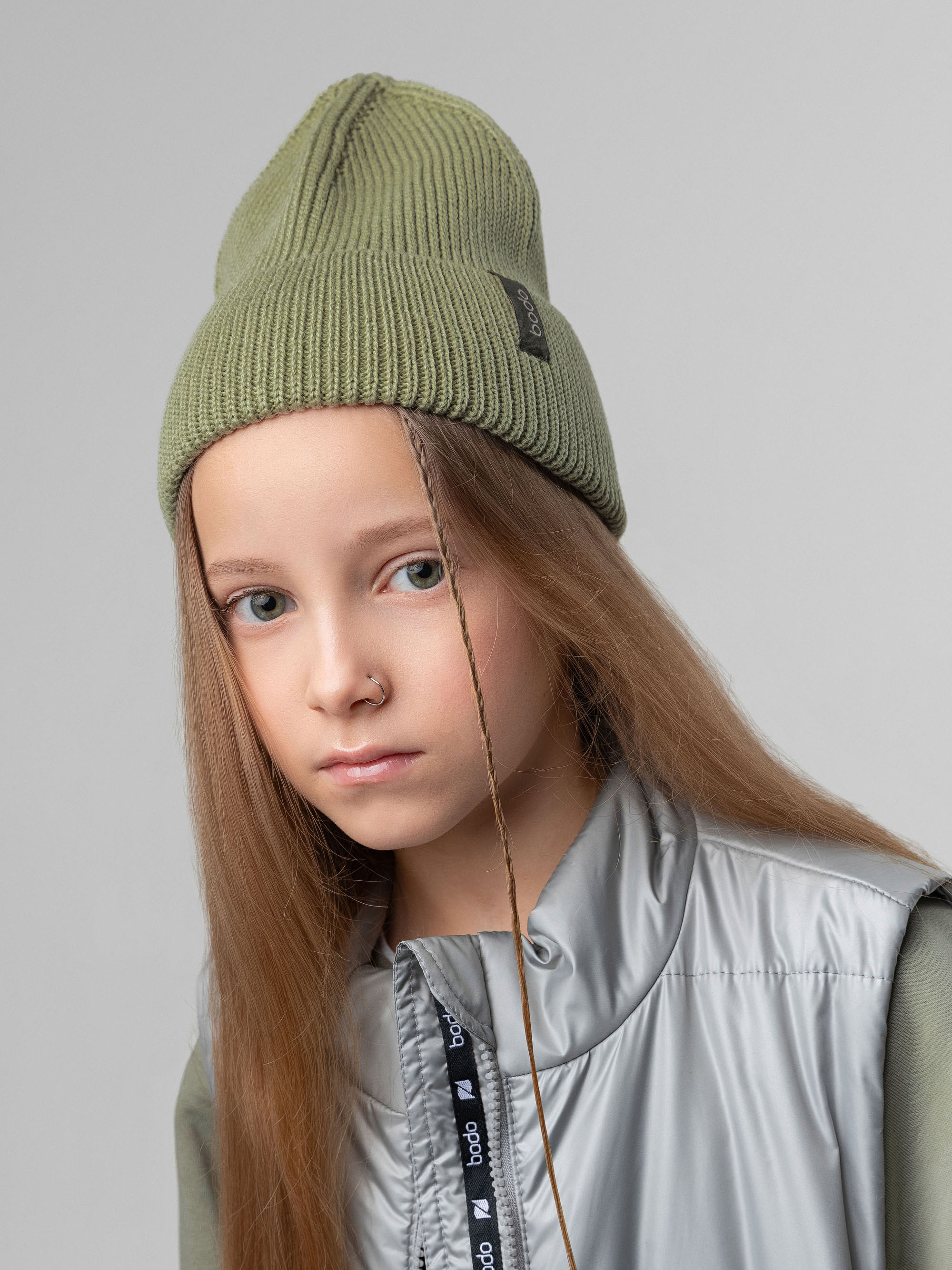 Шапка Bodo 10-415MU_оливковый - фото 5