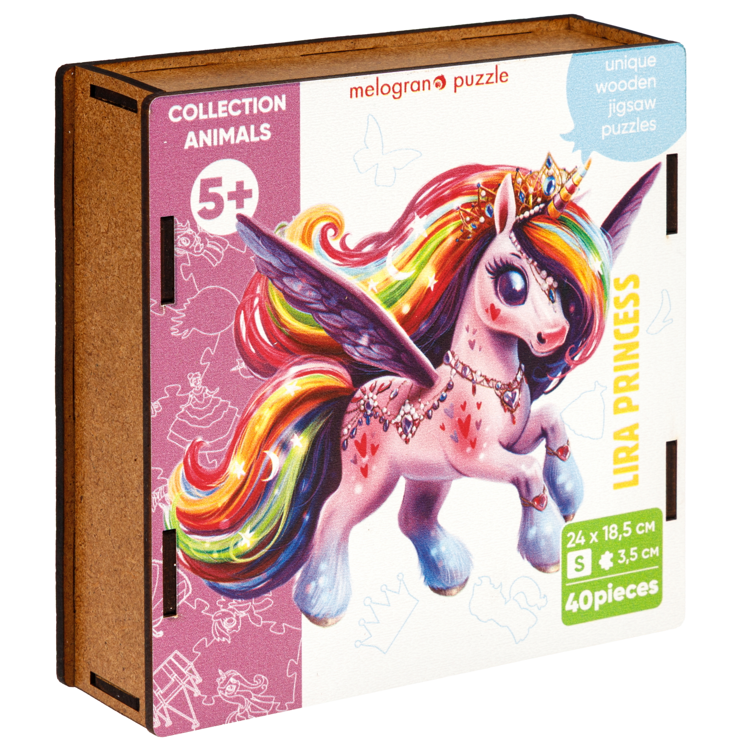 Пазл Melograno puzzle деревянный - фото 6