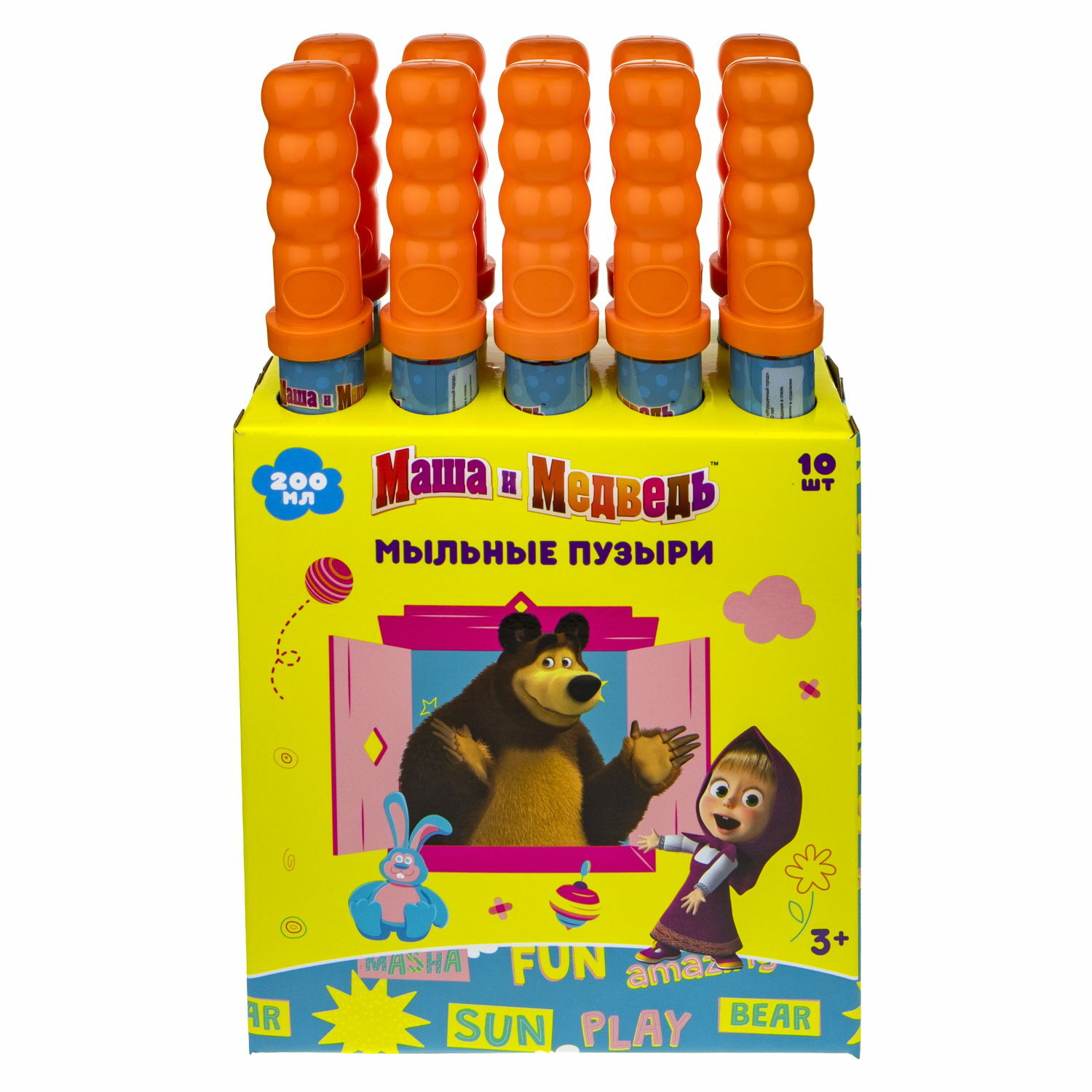 Мыльные пузыри 1TOY Маша и медведь - фото 4