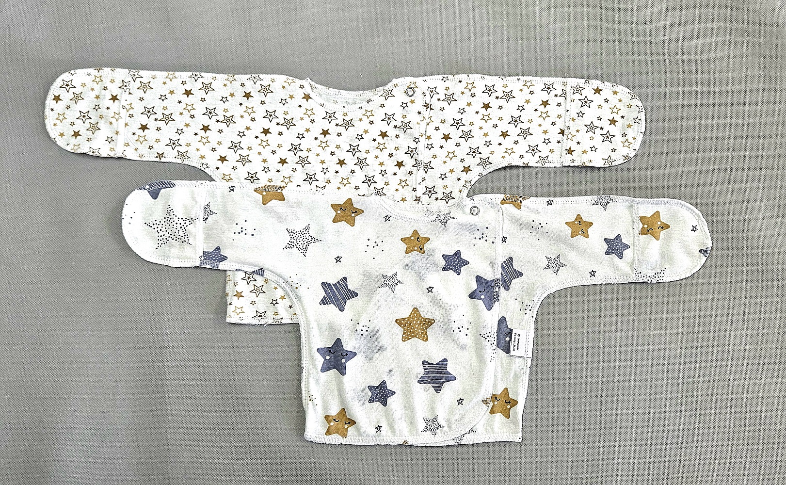 Распашонка 2 шт ЯСЕЛЬКА 100/1-К(2шт)звезды - фото 1