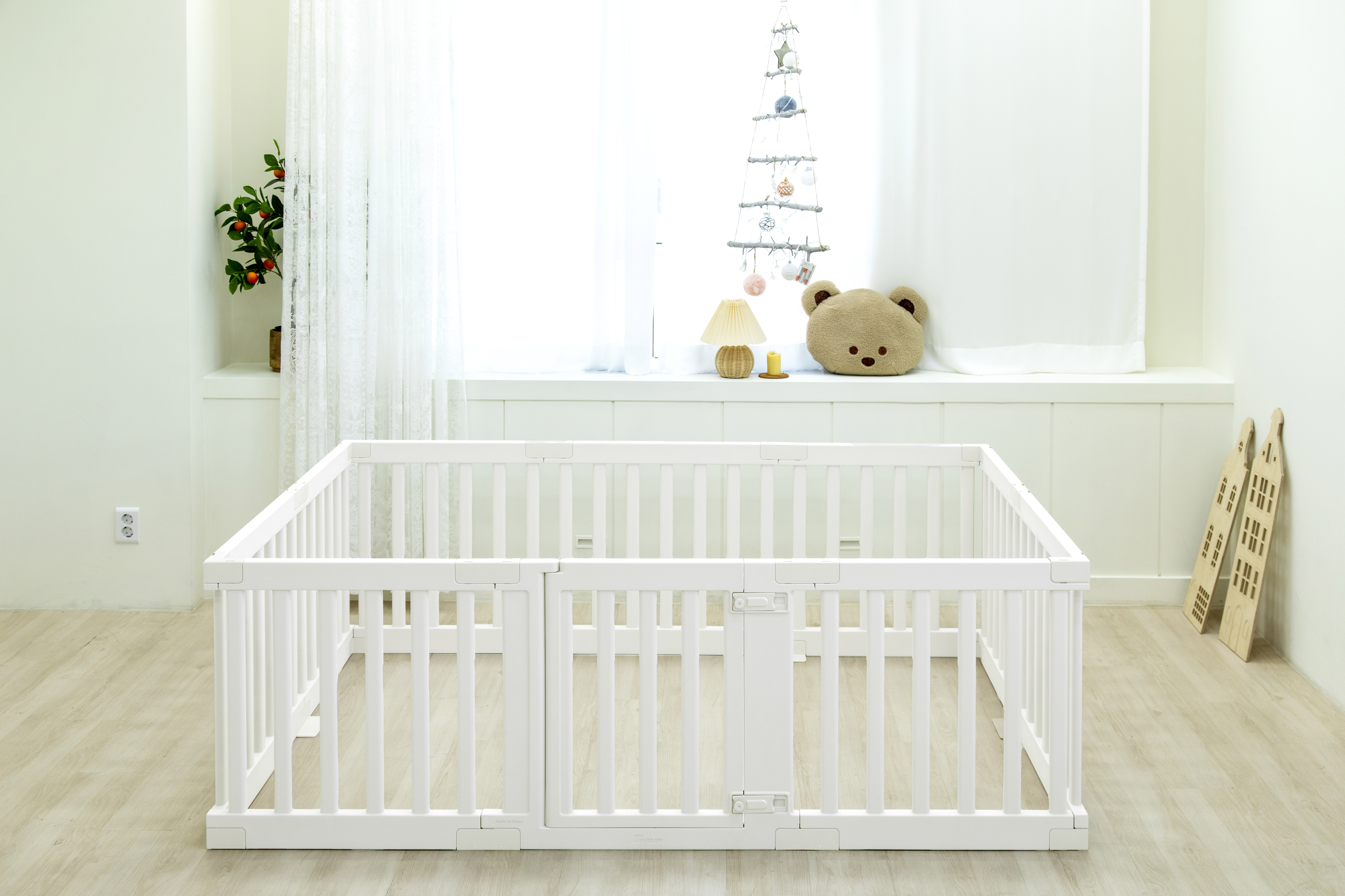 Манеж ширма Parklon белый DGBF-M-IV - фото 12