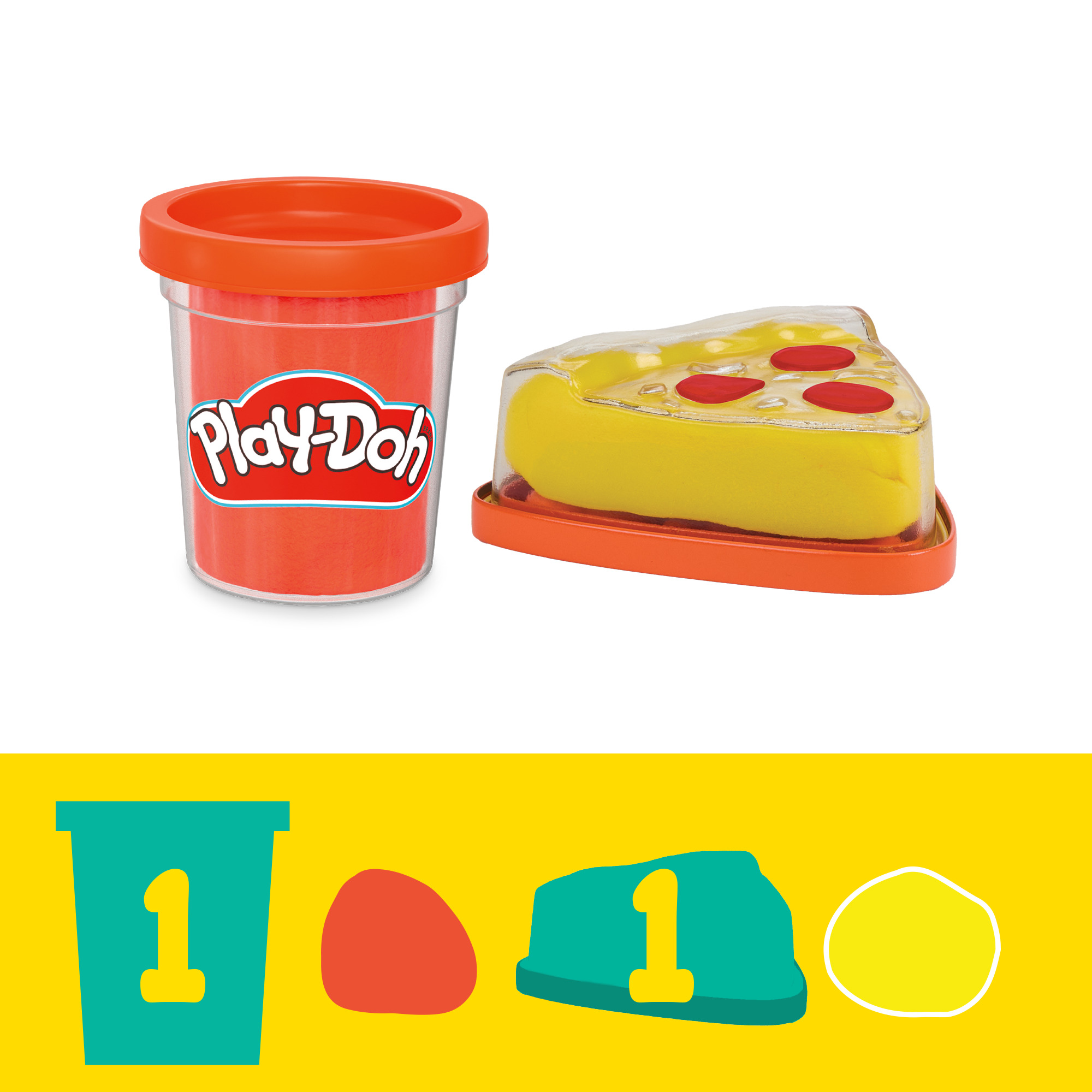Масса для лепки Hasbro Play Doh Пицца и коктейль - фото 3
