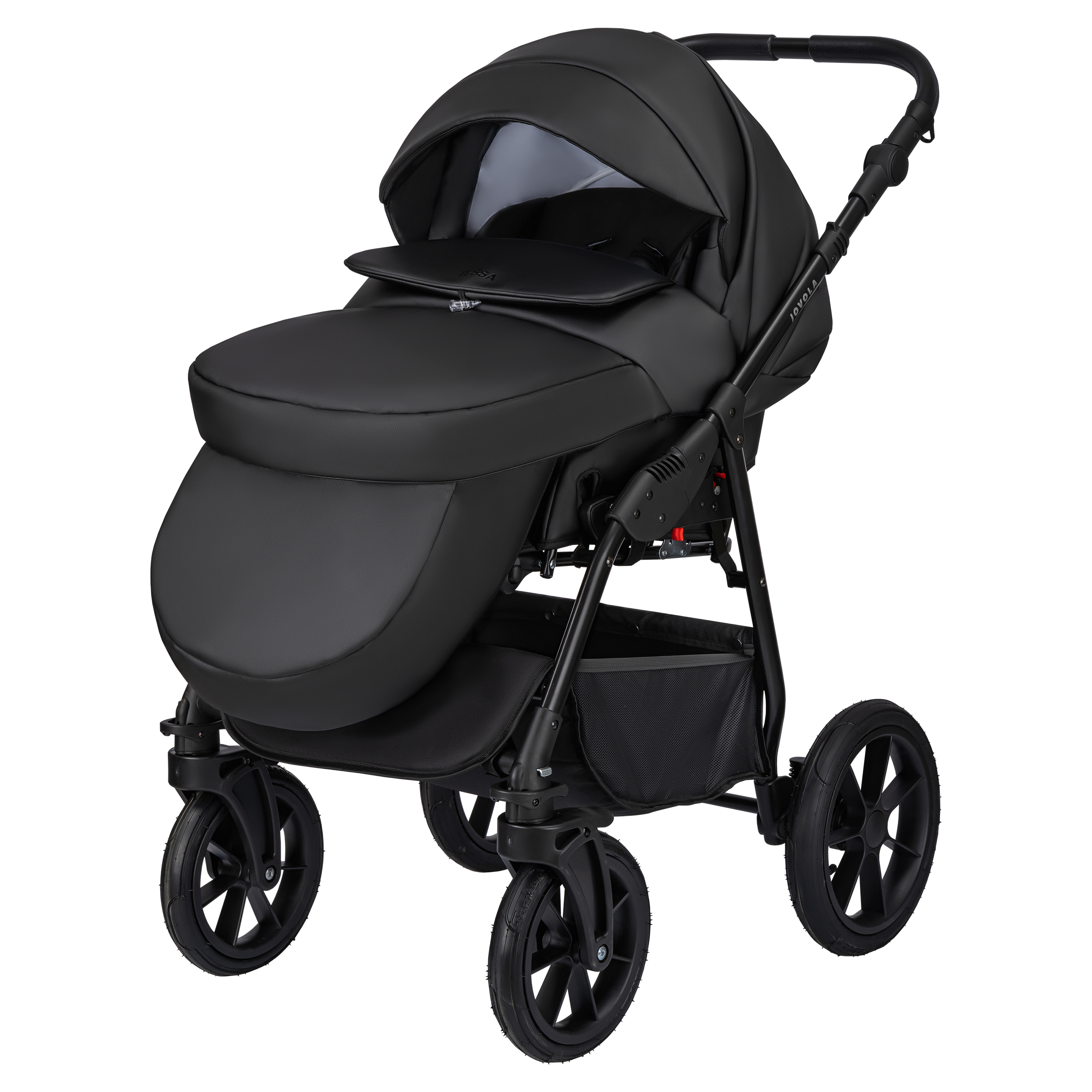 Коляска 2в1 JOVOLA Tessa Eco серый - фото 17