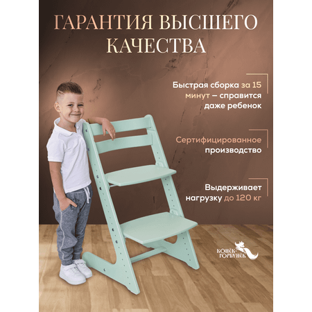 Стульчик для кормления Конёк Горбунёк Комфорт PRO трансформер