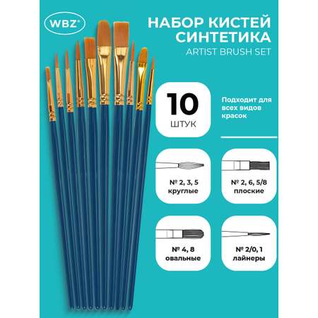 Кисть WBZ 10 шт.