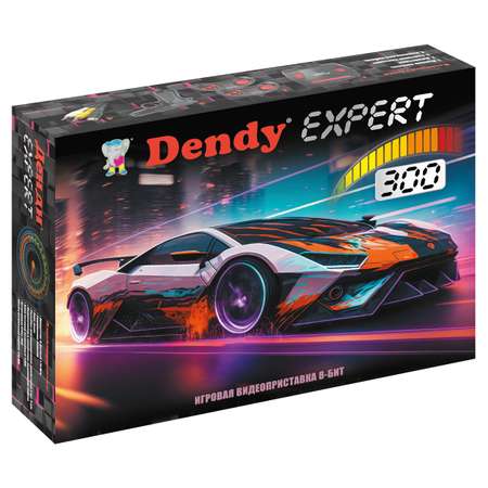 Игровая приставка Dendy Expert 300 с пистолетом + конвертер