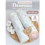Пелёнка inlovery Легкость трикотаж 90х120 см 2 шт.