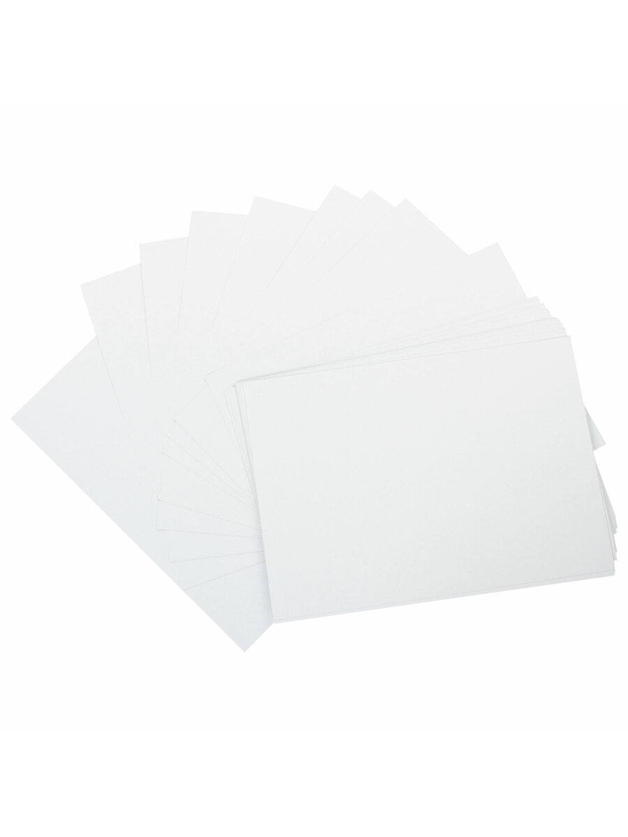 Белый картон Brauberg 200 лист. - фото 7