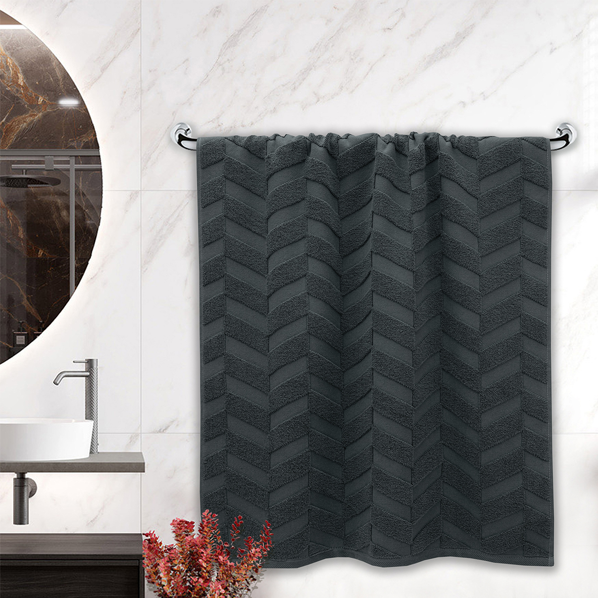 Полотенце BRAVO Моно 70 x 130 см 1 шт. - фото 1