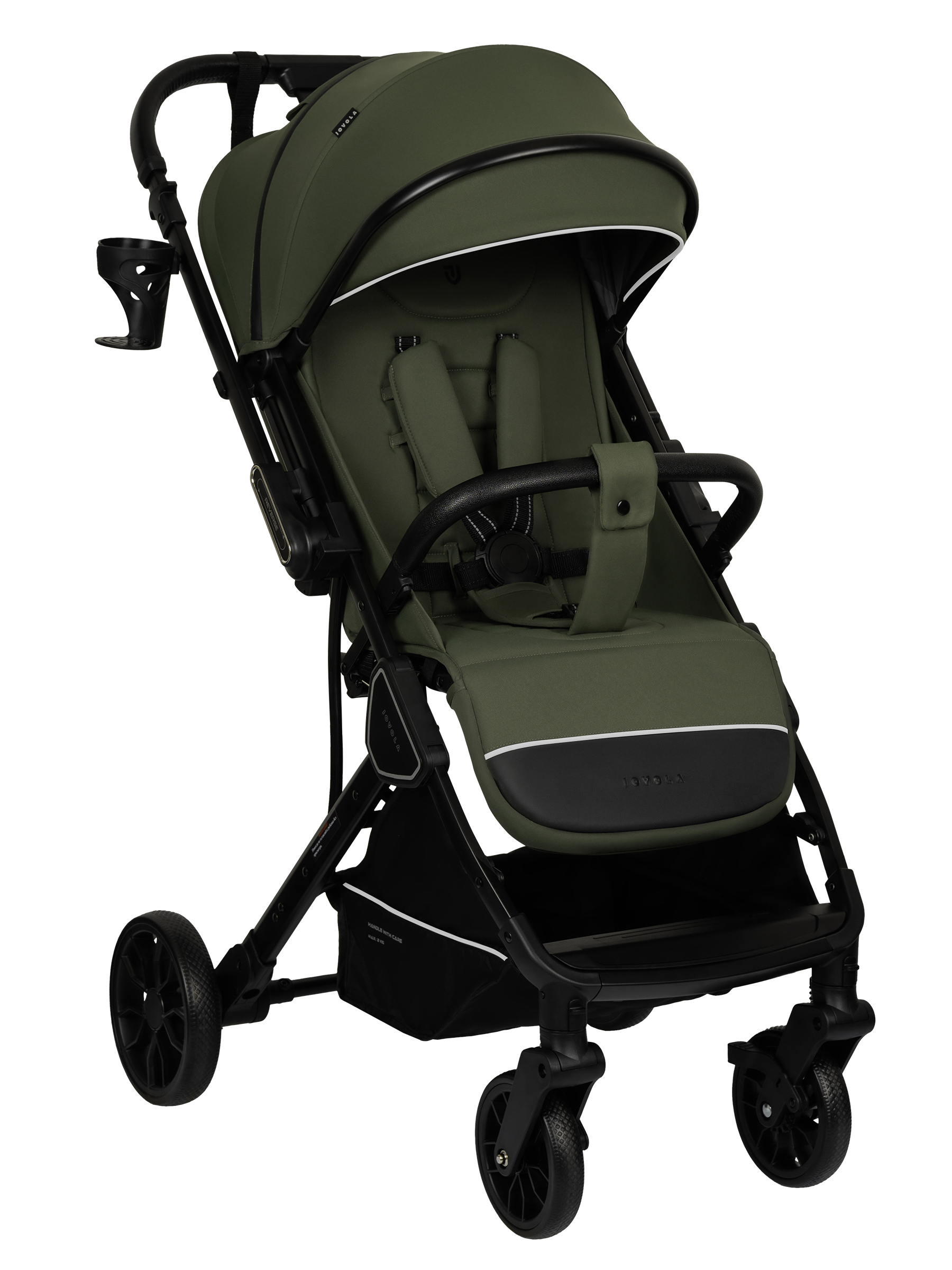 Коляска прогулочная JOVOLA Storm, зеленый - фото 16