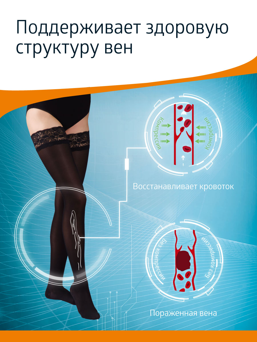 Чулки B.Well JW-222Nero - фото 11