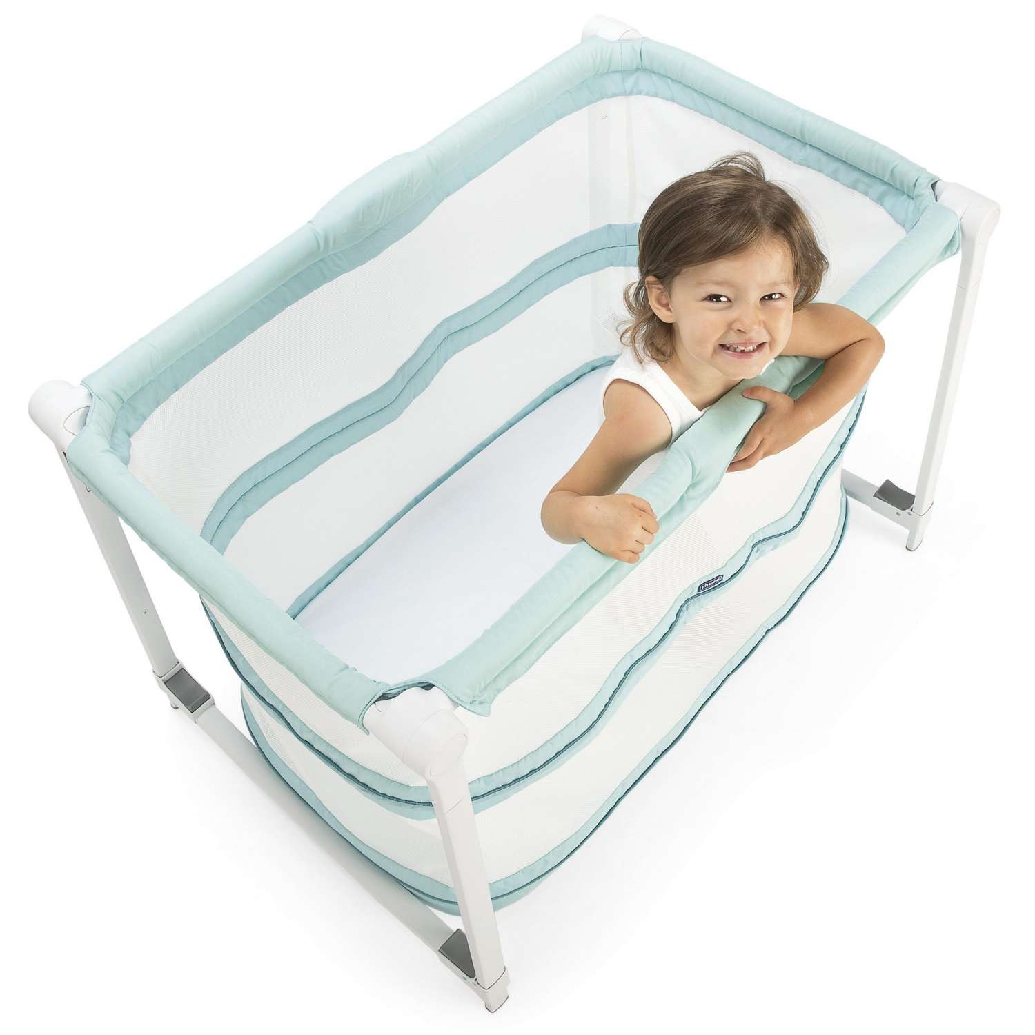 Кроватка-манеж Chicco Zip and Go Aquarelle 05079554110000 - фото 11
