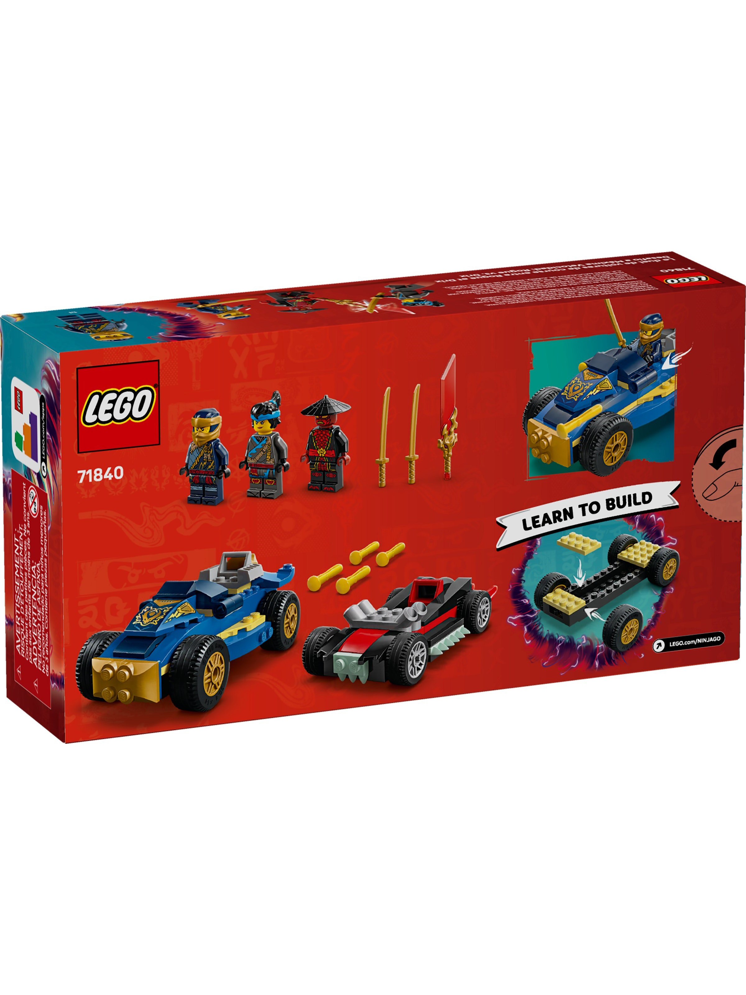 Конструктор LEGO NINJAGO Роуг против Дрикс 111 дет. - фото 8