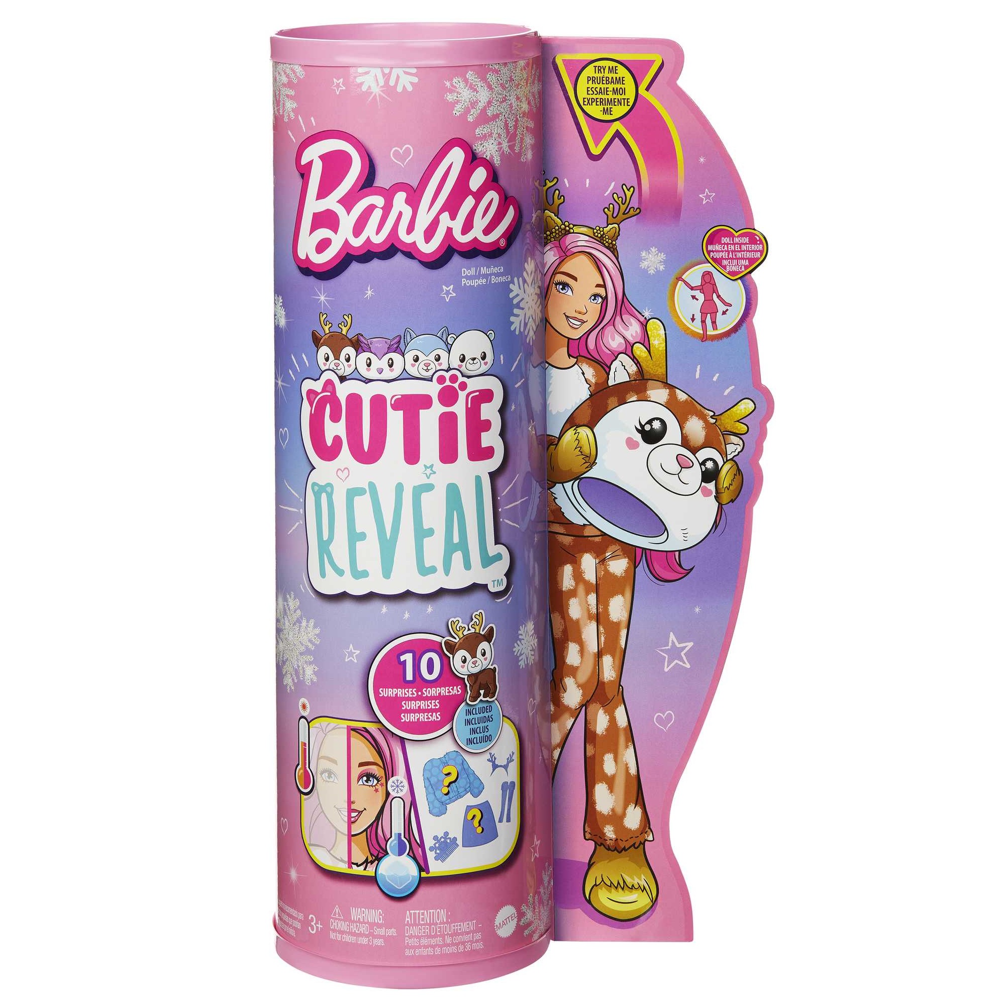 Кукла модельная Barbie Cutie Reveal Олень HJL61 - фото 6