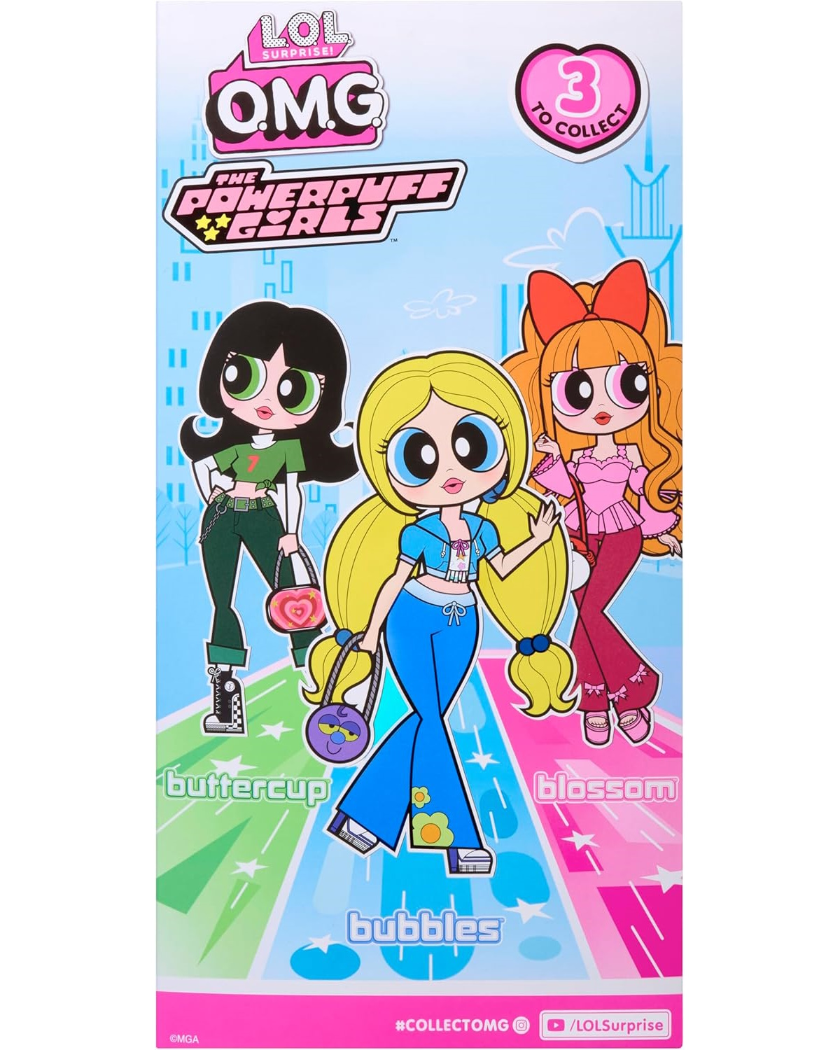 Кукла модельная L.O.L. Surprise! OMG Powerpuff Girls Bubbles 542926 - фото 8