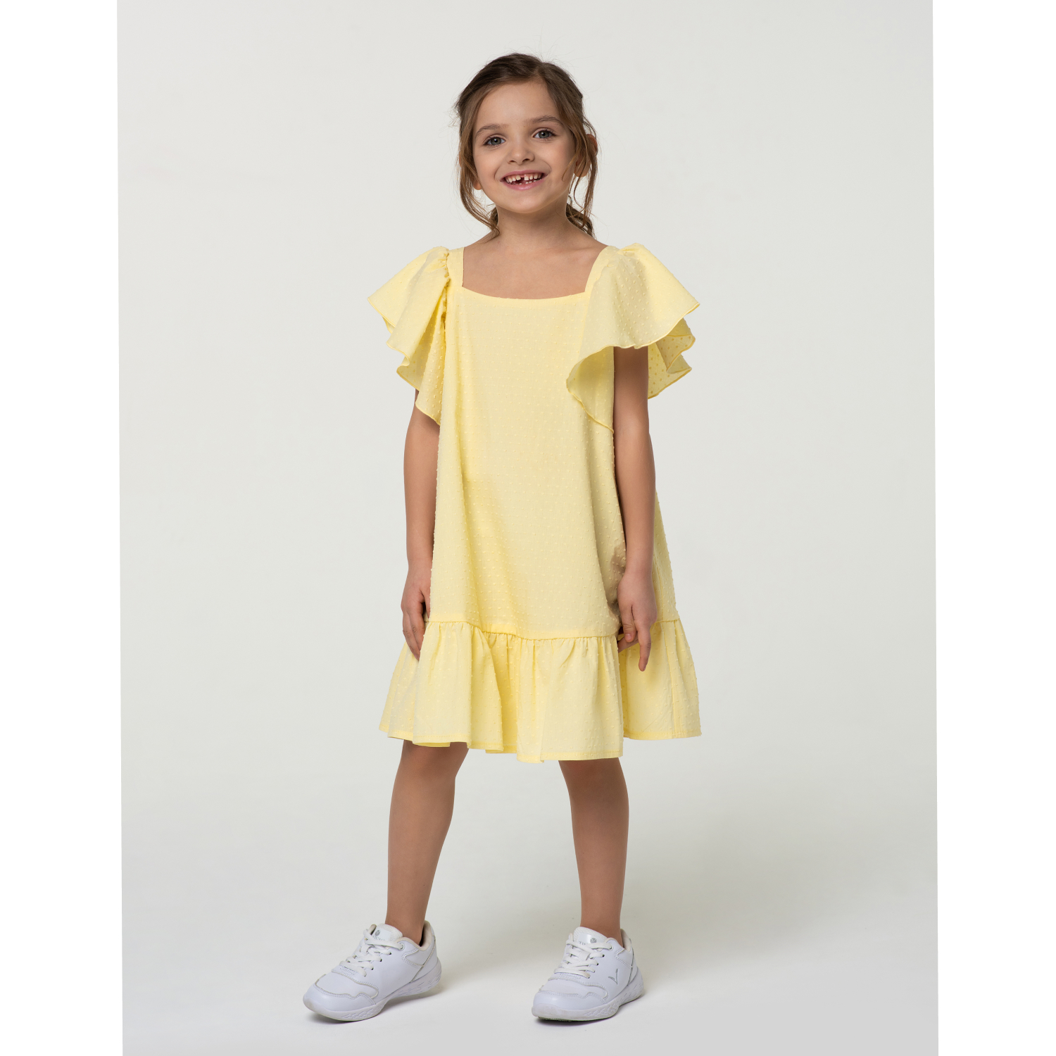 Платье LisaWeta D-064-23 желтый - фото 2