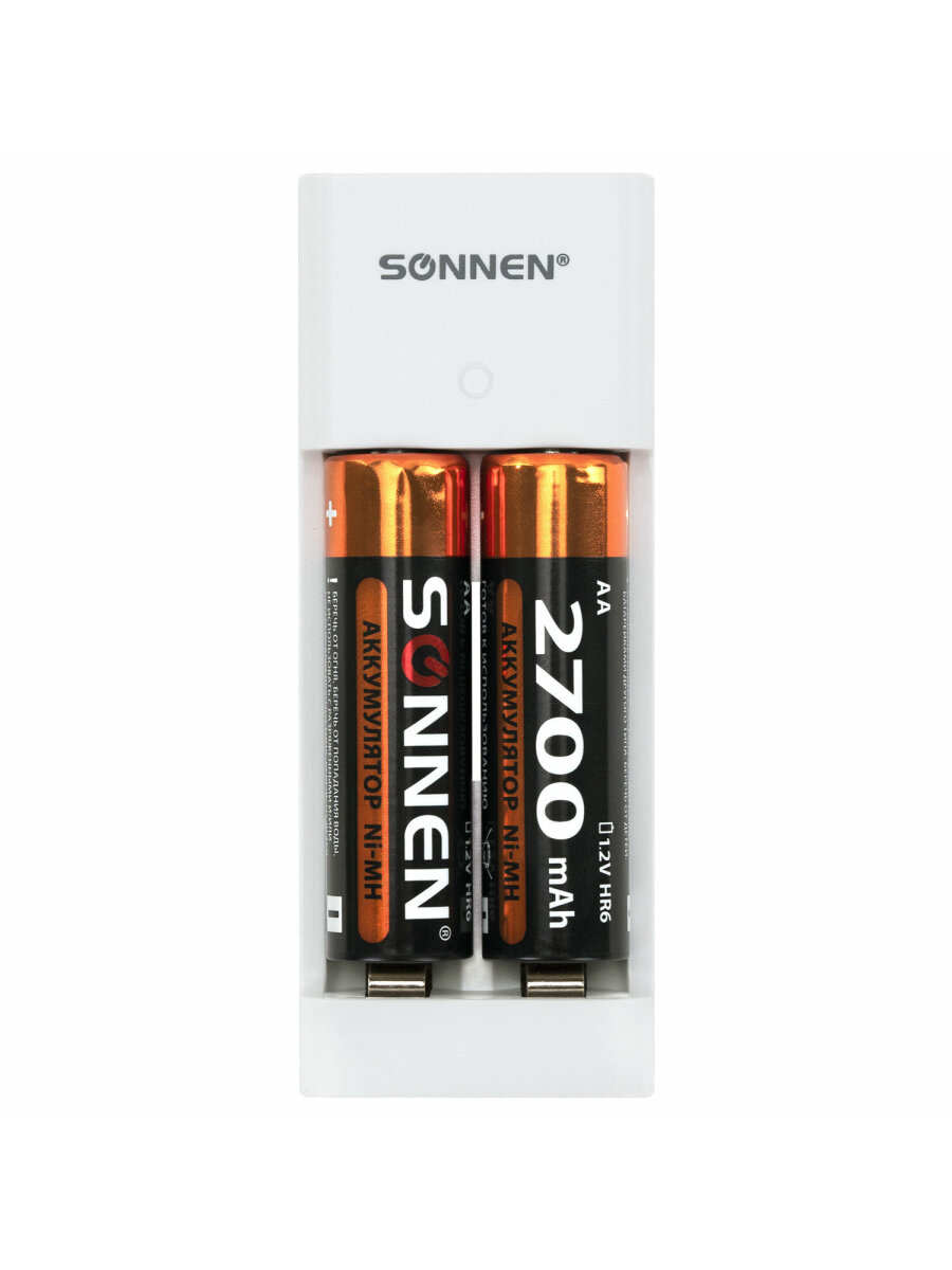 Зарядное устройство Sonnen для аккумуляторных пальчиковых и мизинчиковых батареек АА и ААА - фото 8