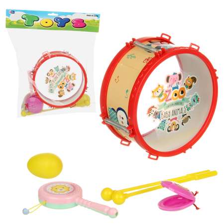 Игрушка музыкальная Veld Co барабаны, кастаньеты, маракас