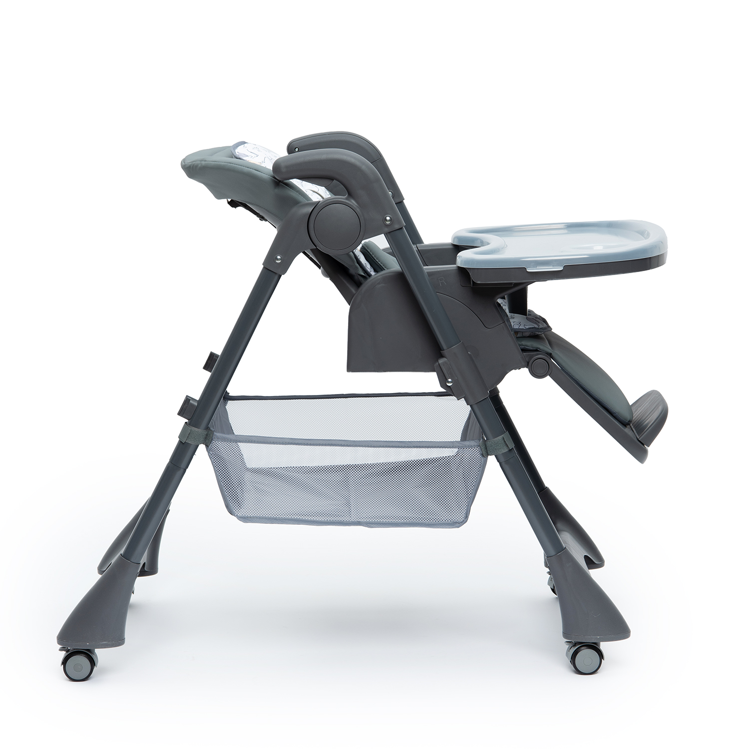 Стульчик для кормления BabyGo Sweet Meals серый - фото 12