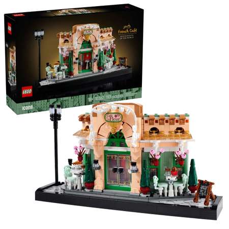 Конструктор LEGO Icons Французское кафе блочный