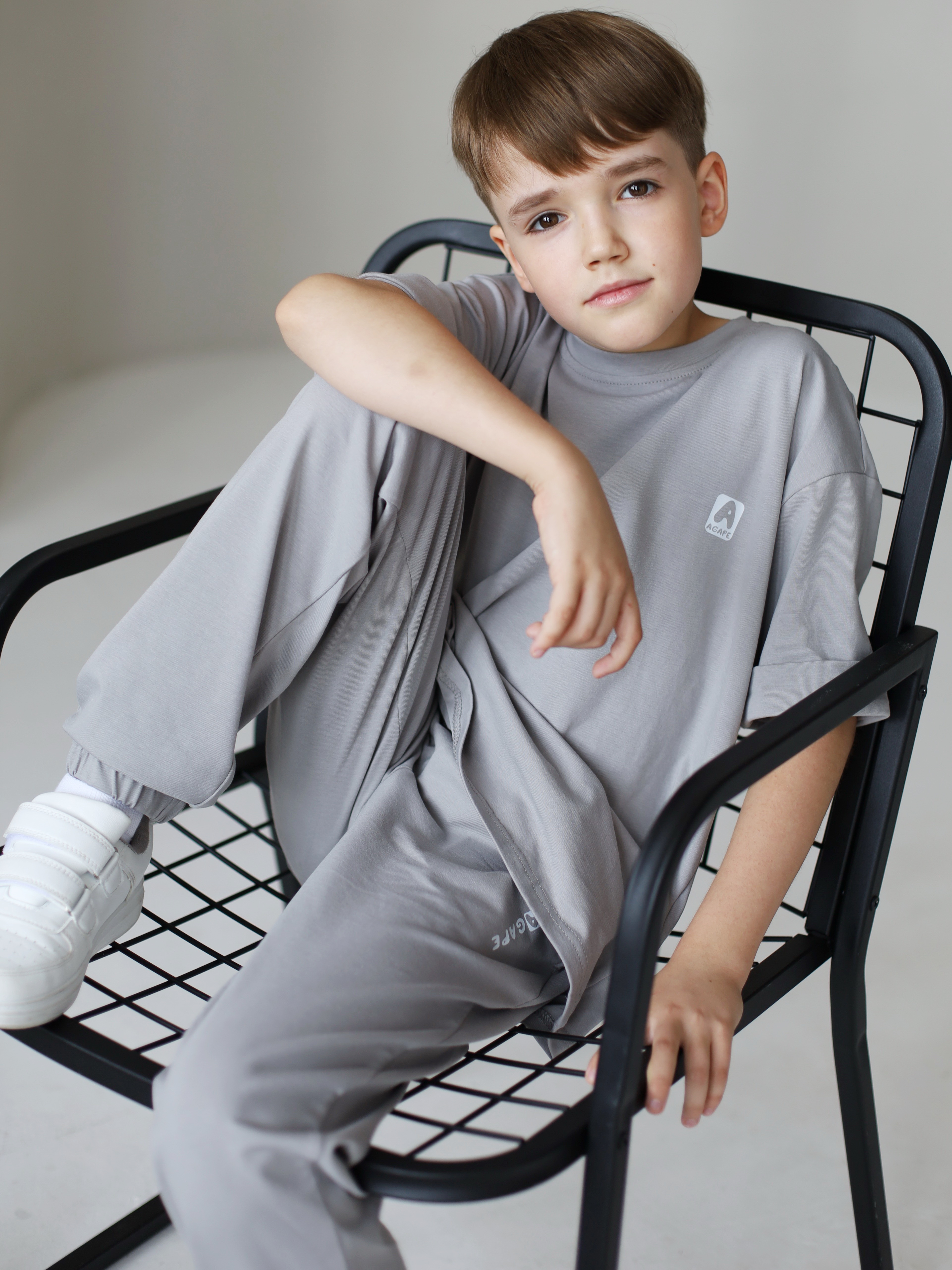 Костюм Агапэ 8017_светло_серый - фото 5