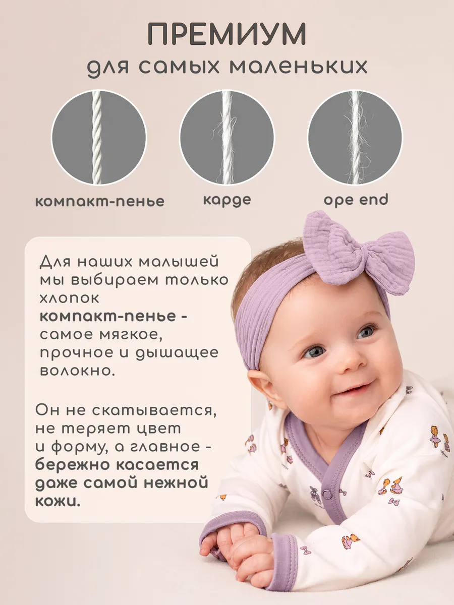 Комбинезон 3 шт loombee S-SE-1198 - фото 7
