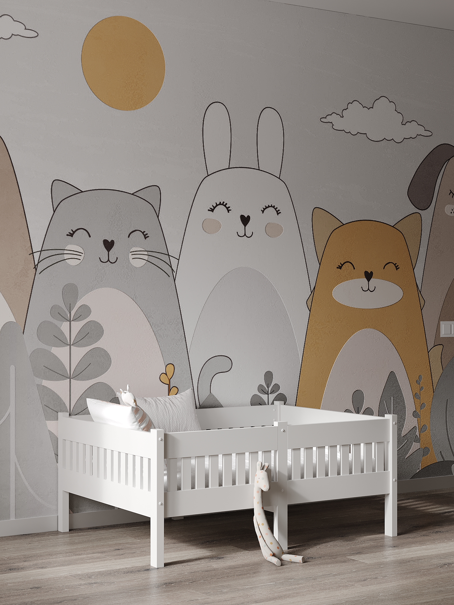 Кровать подростковая Moms charm Бортики (белый) - фото 9