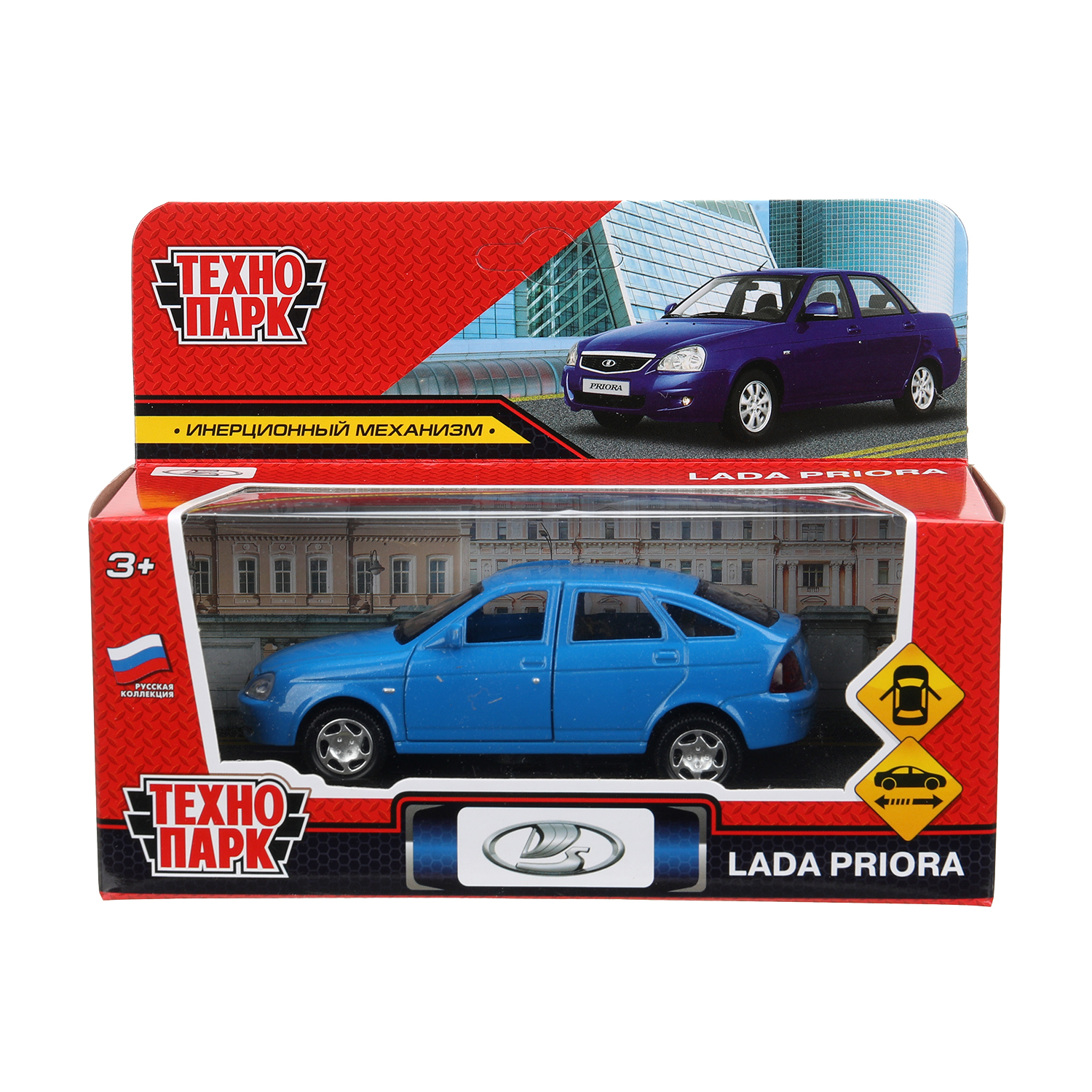 Автомобиль Технопарк LADA Priora голубой 395971 - фото 2