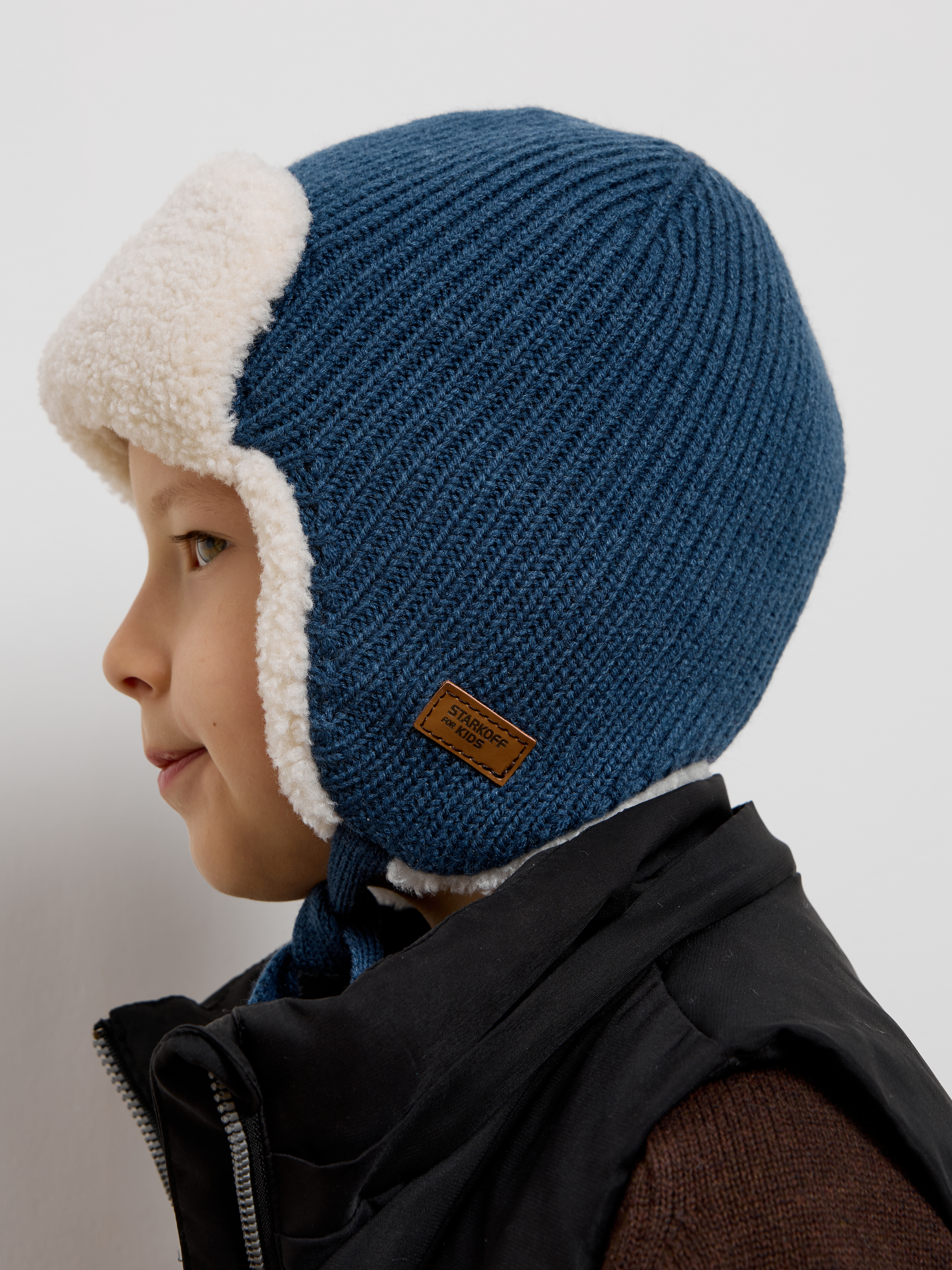Шапка-ушанка Starkoff Kids Д301128 - фото 1