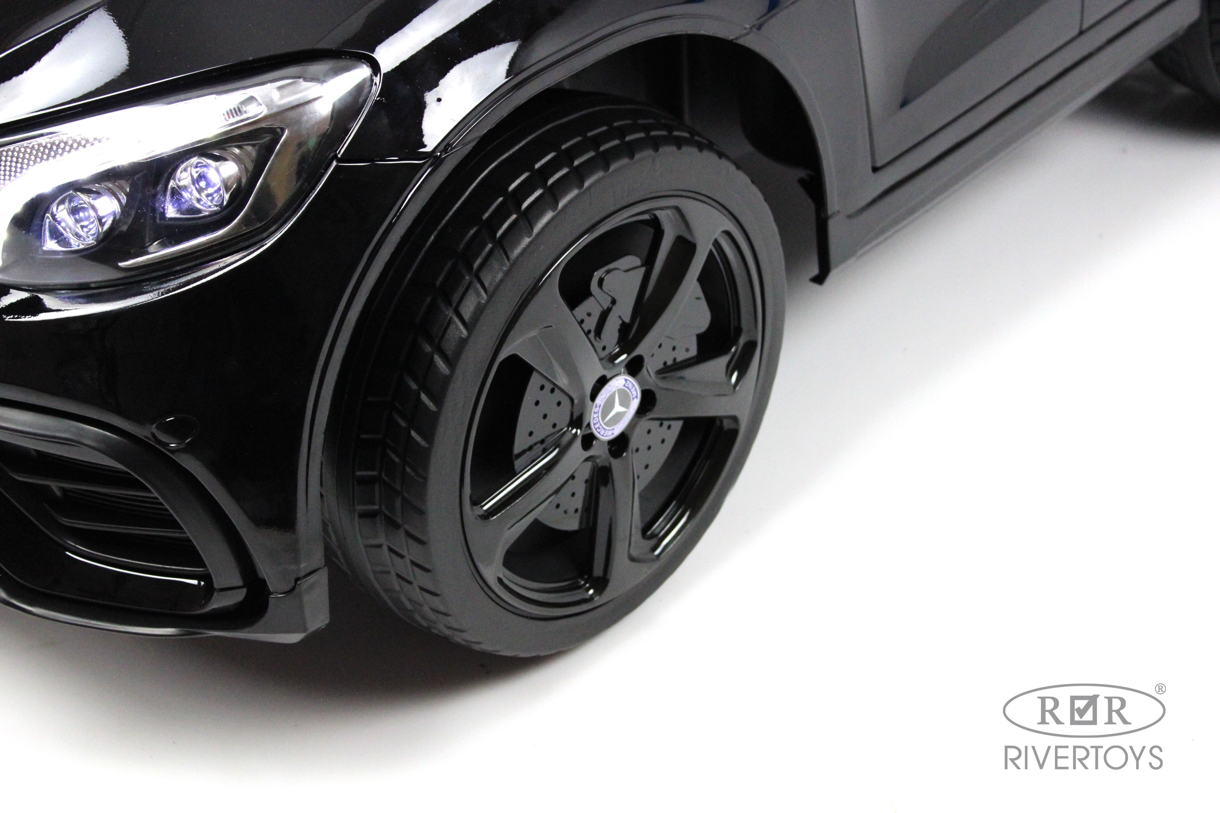 Электромобиль RIVERTOYS Mercedes X001XX-BLACK-GLANEC С пультом ДУ - фото 8