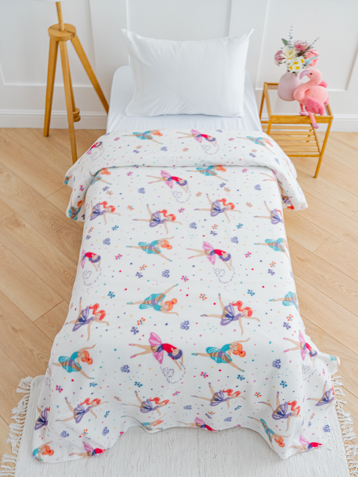 Плед Павлинка Балерины 100 x 150 см флис - фото 14