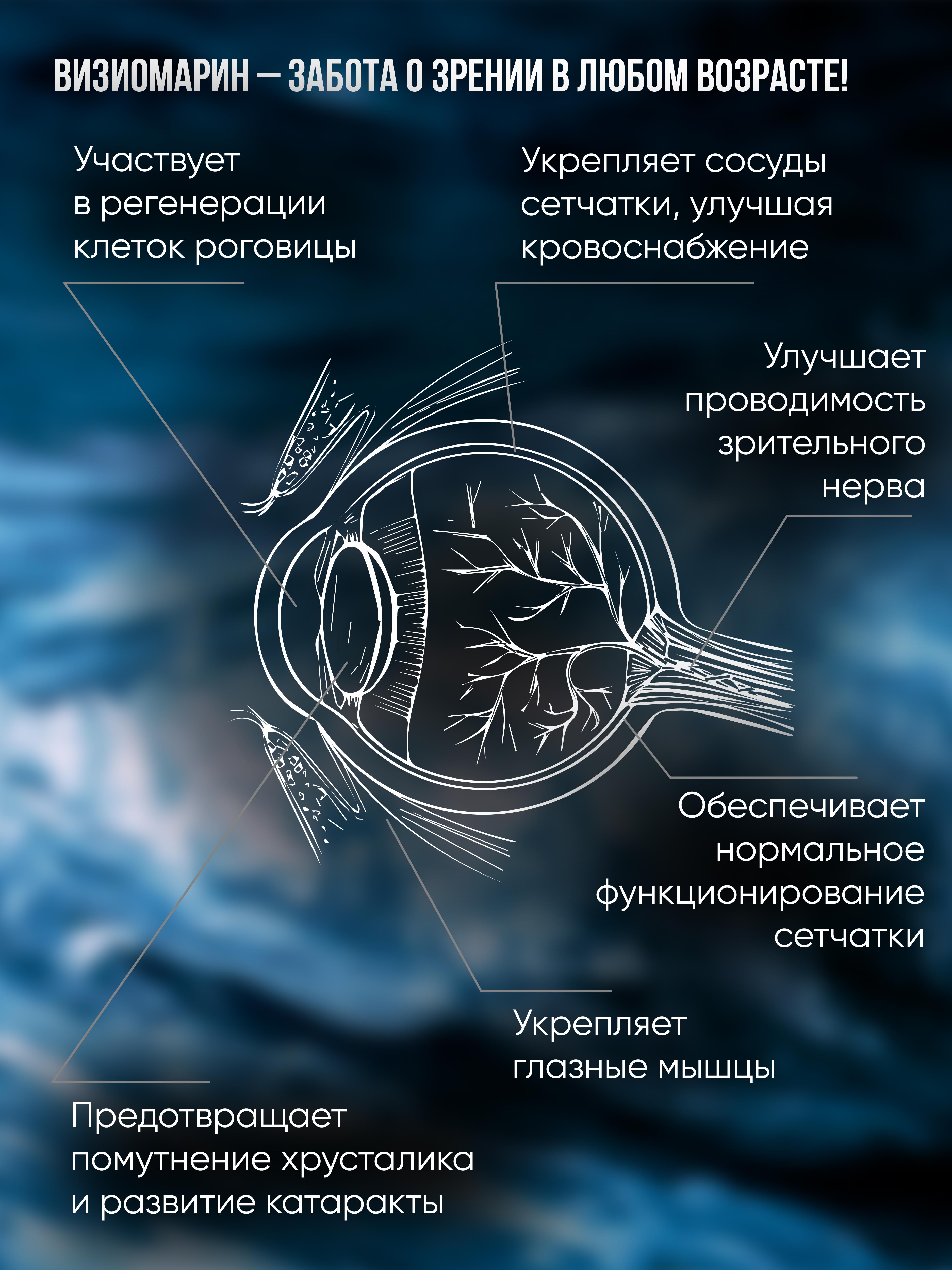 Визиомарин Доктор Море Комплексная поддержка зрения 60 капсул - фото 3