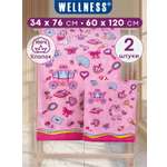Полотенце Wellness МЕЧТА_13-73 Набор_2 60 x 120 см 2 шт.