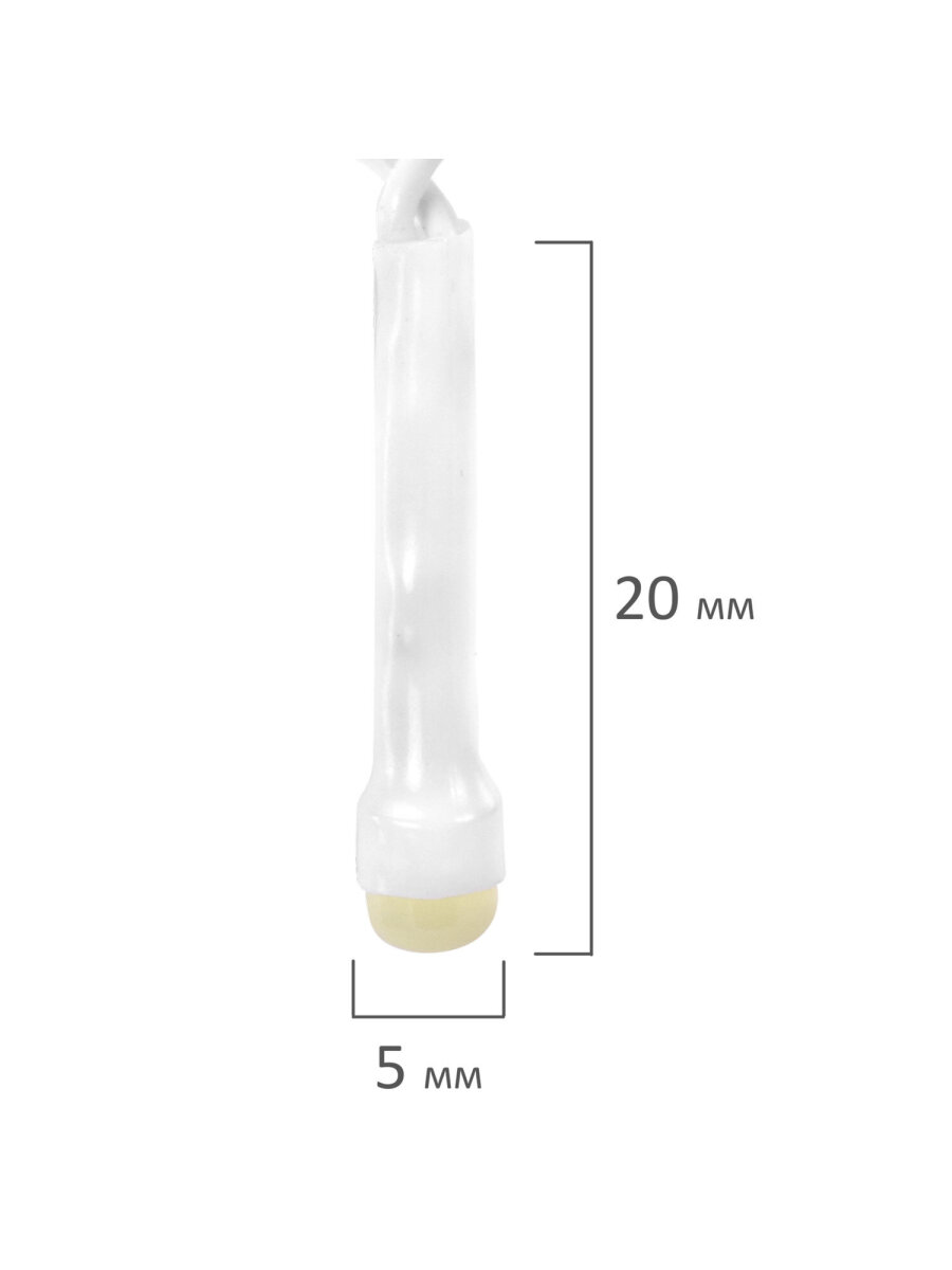 Гирлянда нить новогодняя Золотая сказка интерьерная для дома и на елку 10 м светодиодная - фото 19