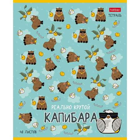 Тетрадь Hatber клетка 48 лист. 1 шт.