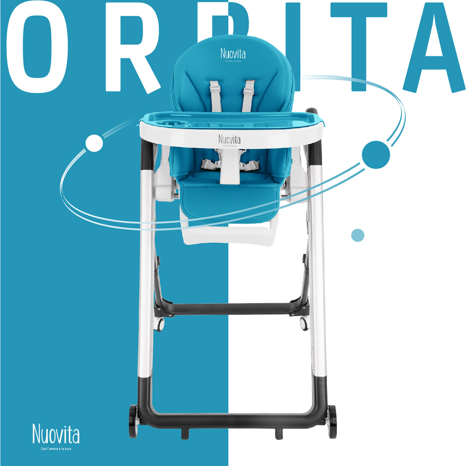 Стульчик для кормления Nuovita Orbita трансформер - фото 3