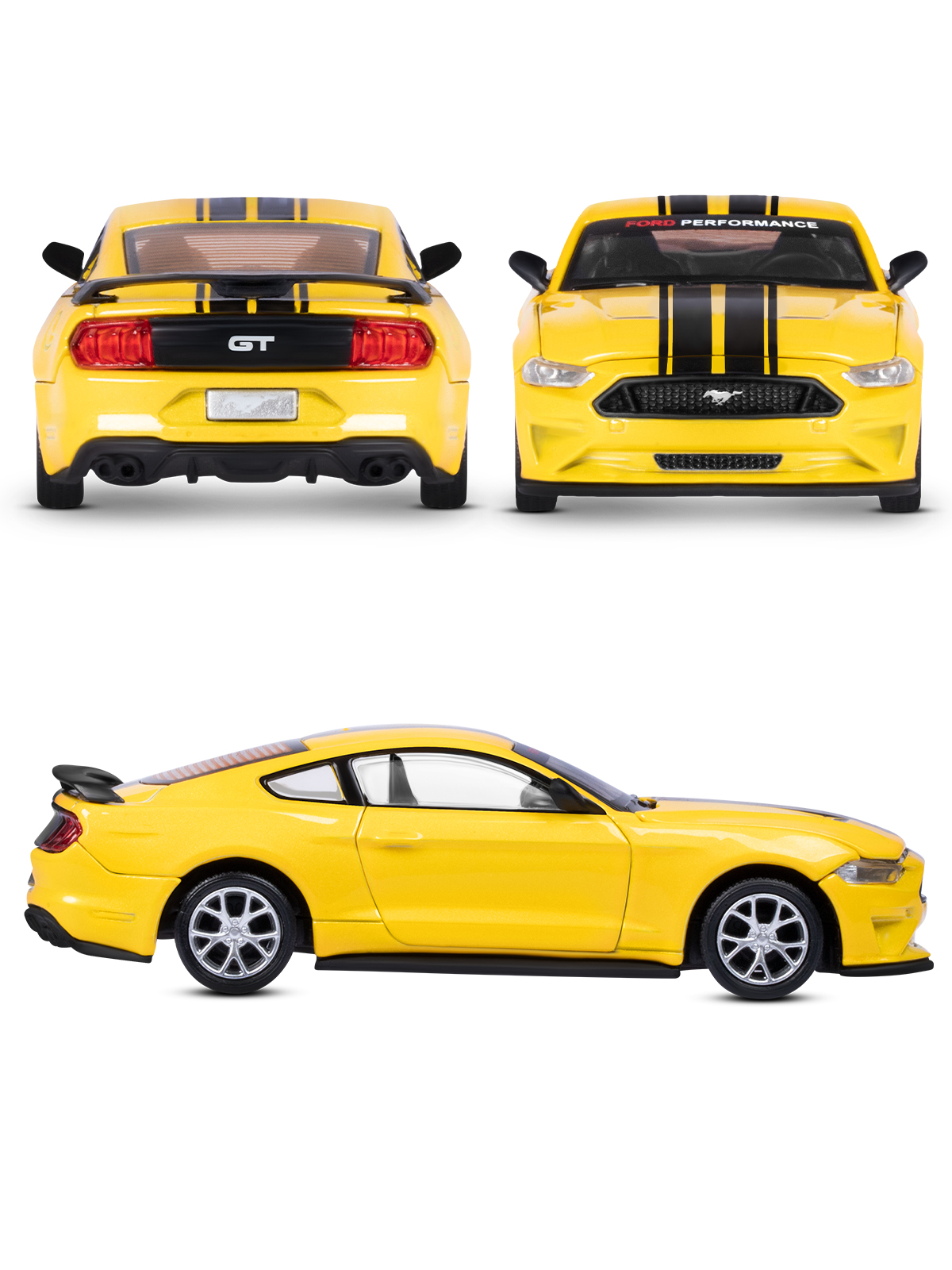 Автомобиль AUTODRIVE Ford Mustang Сборная модель 1:42 JB1251639 - фото 12