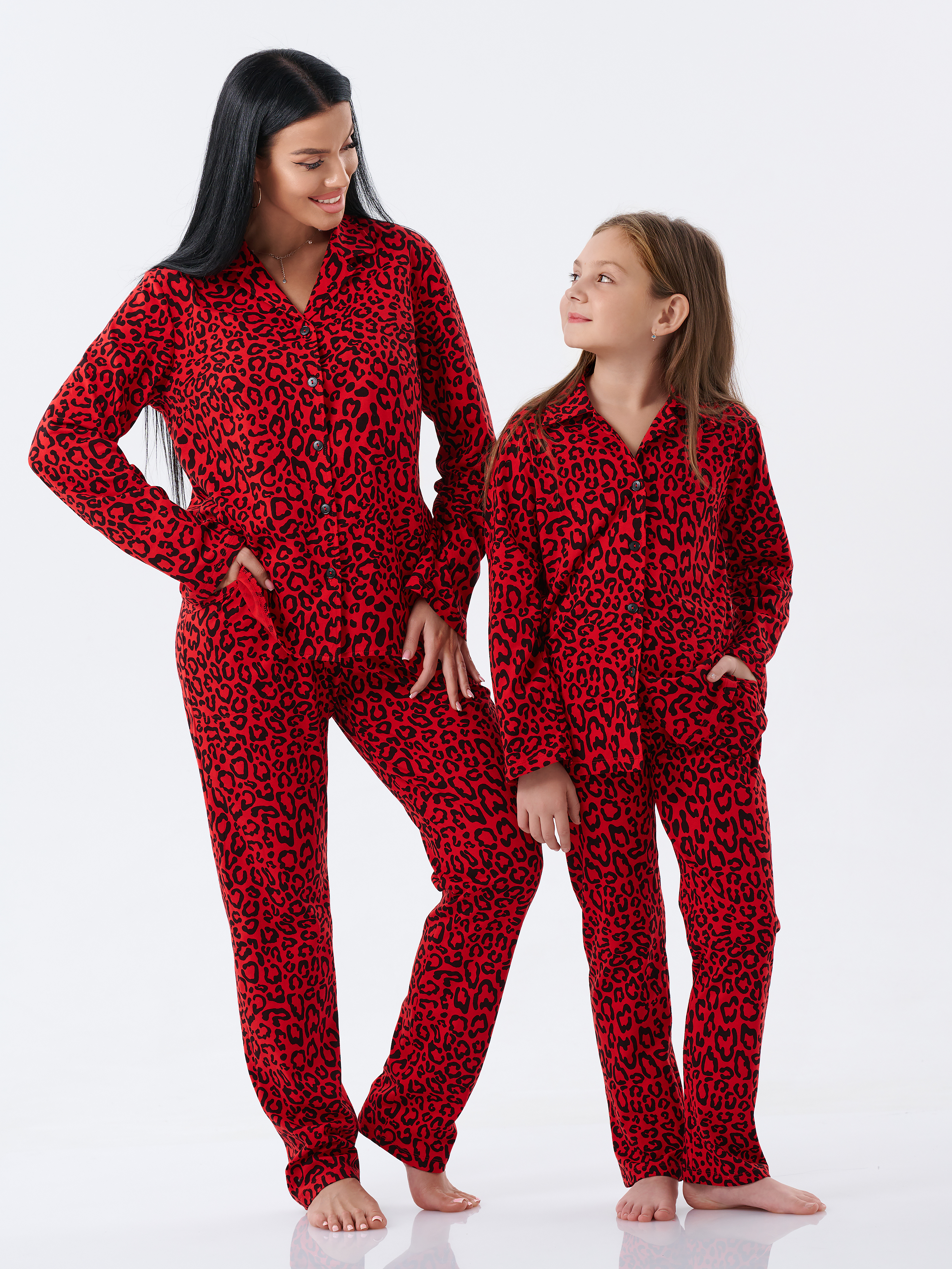 Пижама КрутышОк ТЖ-029 красный, леопард - фото 12