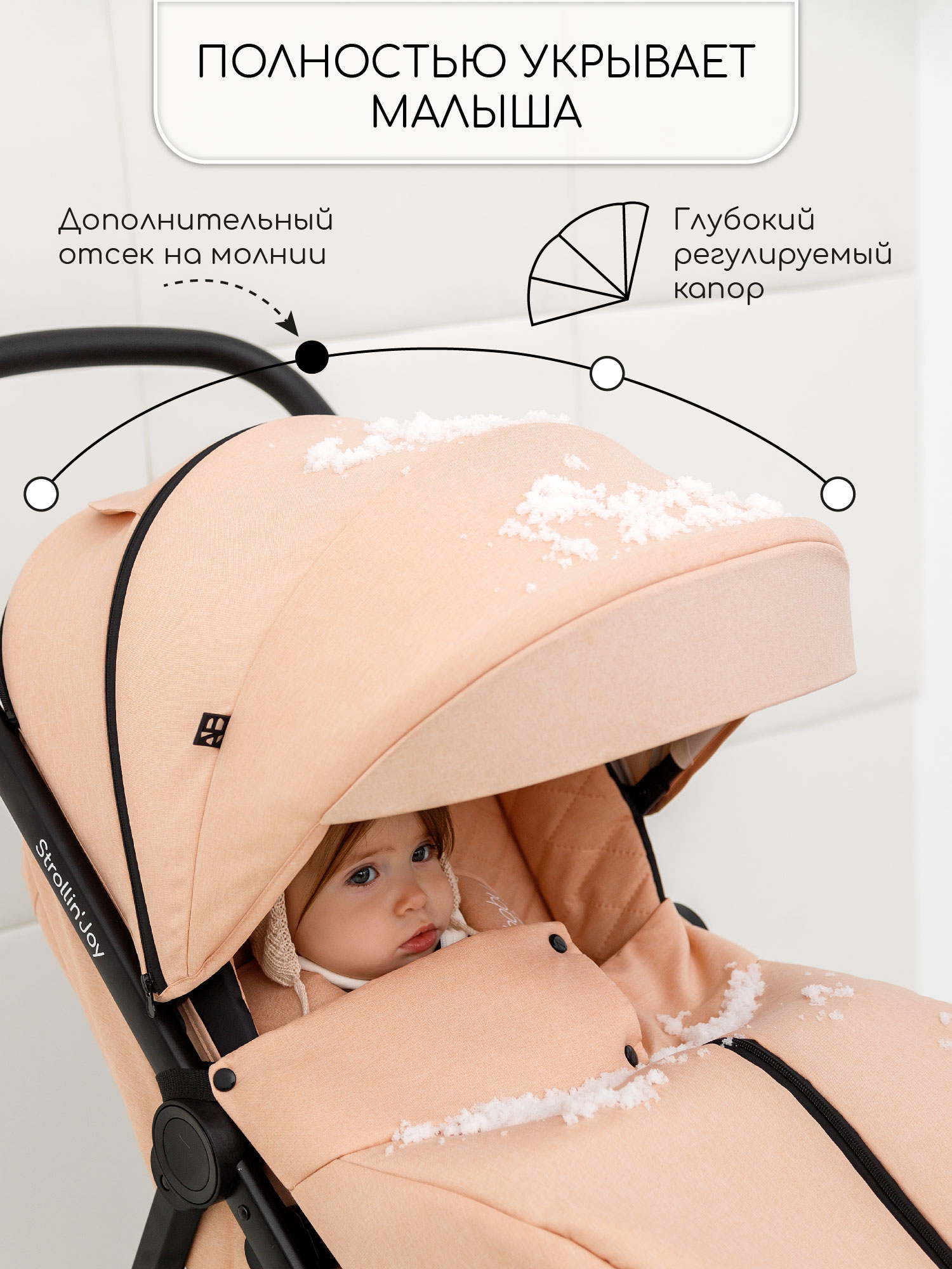 Коляска прогулочная Amarobaby StrollinJoy - фото 3