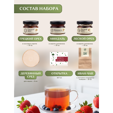 Набор подарочный №10 Русский лес Ценно то что внутри