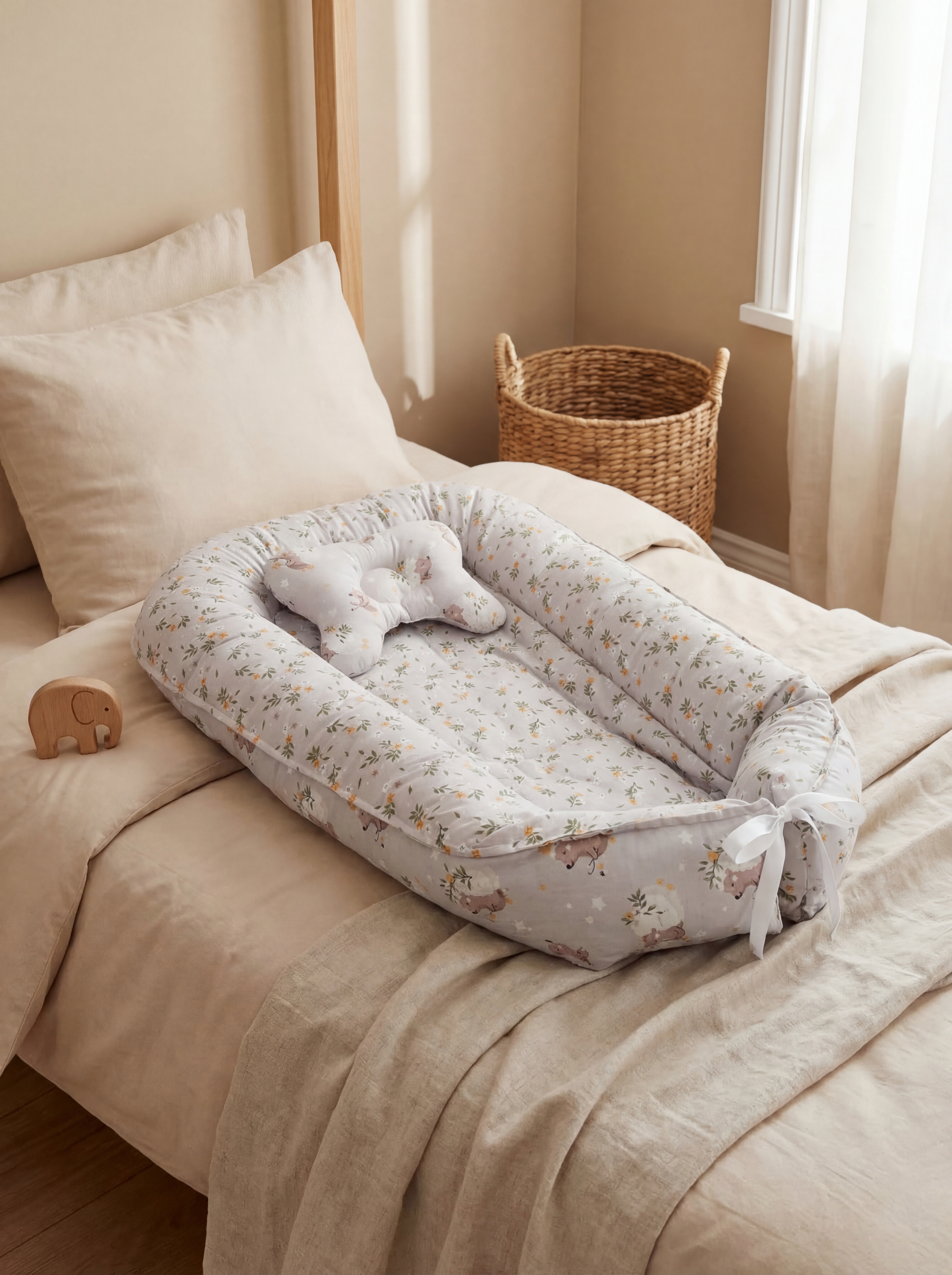 Матрас гнездышко KUZA Ежики 50х90 - фото 8