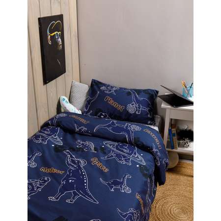 Детское постельное белье Wake Me Wake Тирекс 1.5 спальный наволочка 70х70 см