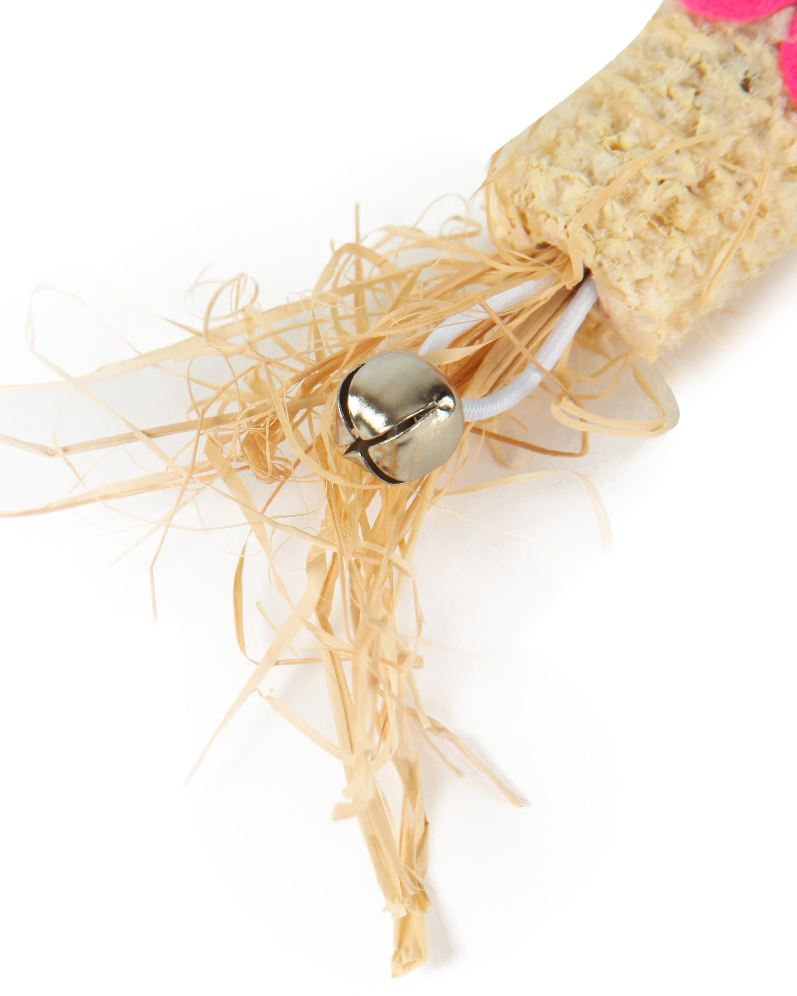 Игрушка для кошек Barbaks Мышка кукурузная из натуральных материалов 13*3см - фото 3