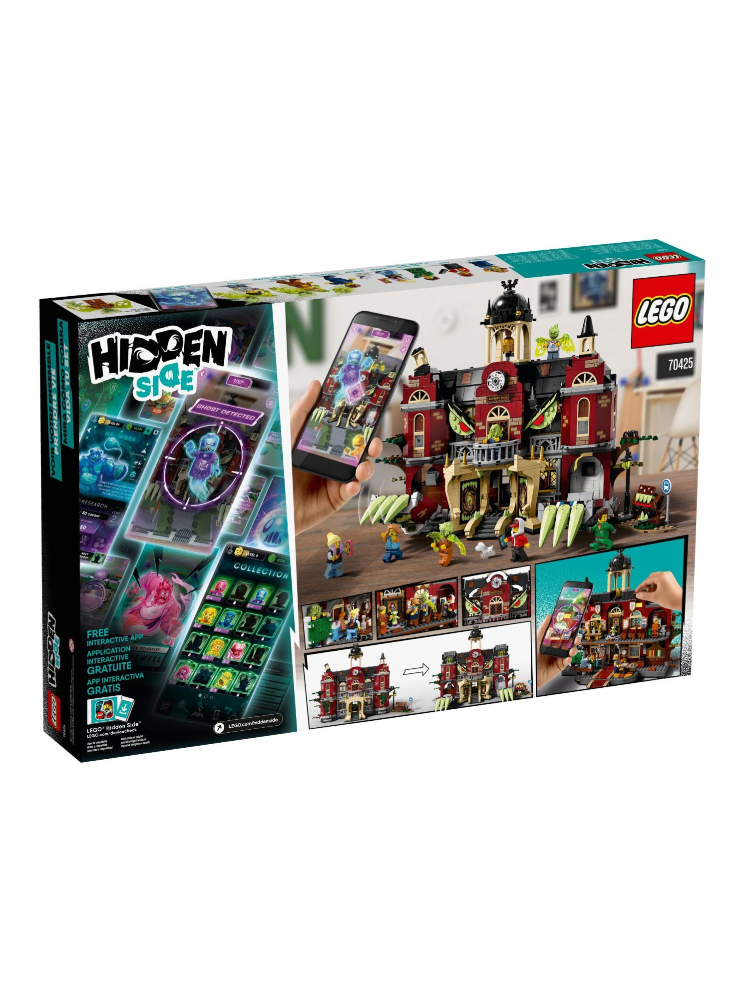 Конструктор LEGO Hidden Side Школа с привидениями 1474 дет. - фото 2