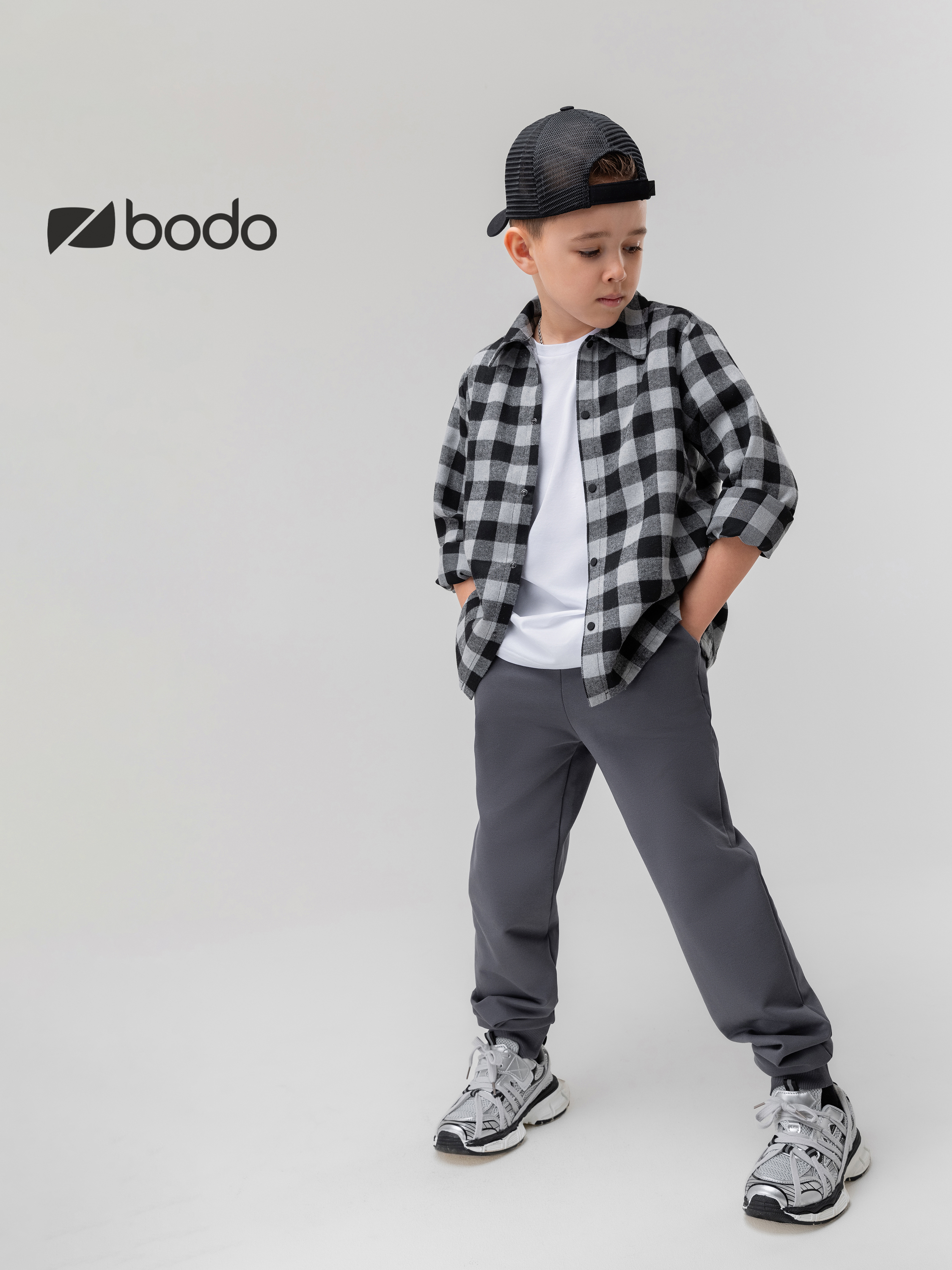 Брюки спортивные Bodo 6-445MU_темно-серый - фото 2