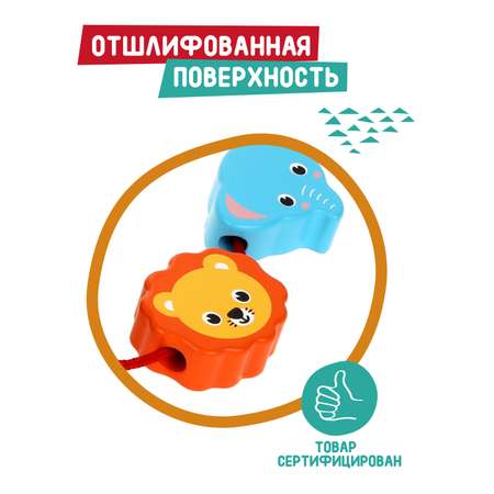 Игрушка Mapacha шнуровка Зоопарк