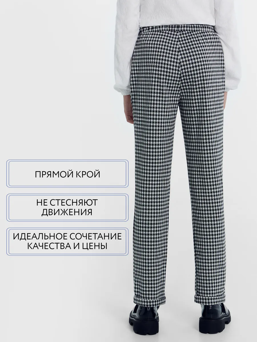 Брюки Mark Formelle (Марк Формэль) 187776/клетка виши - фото 7