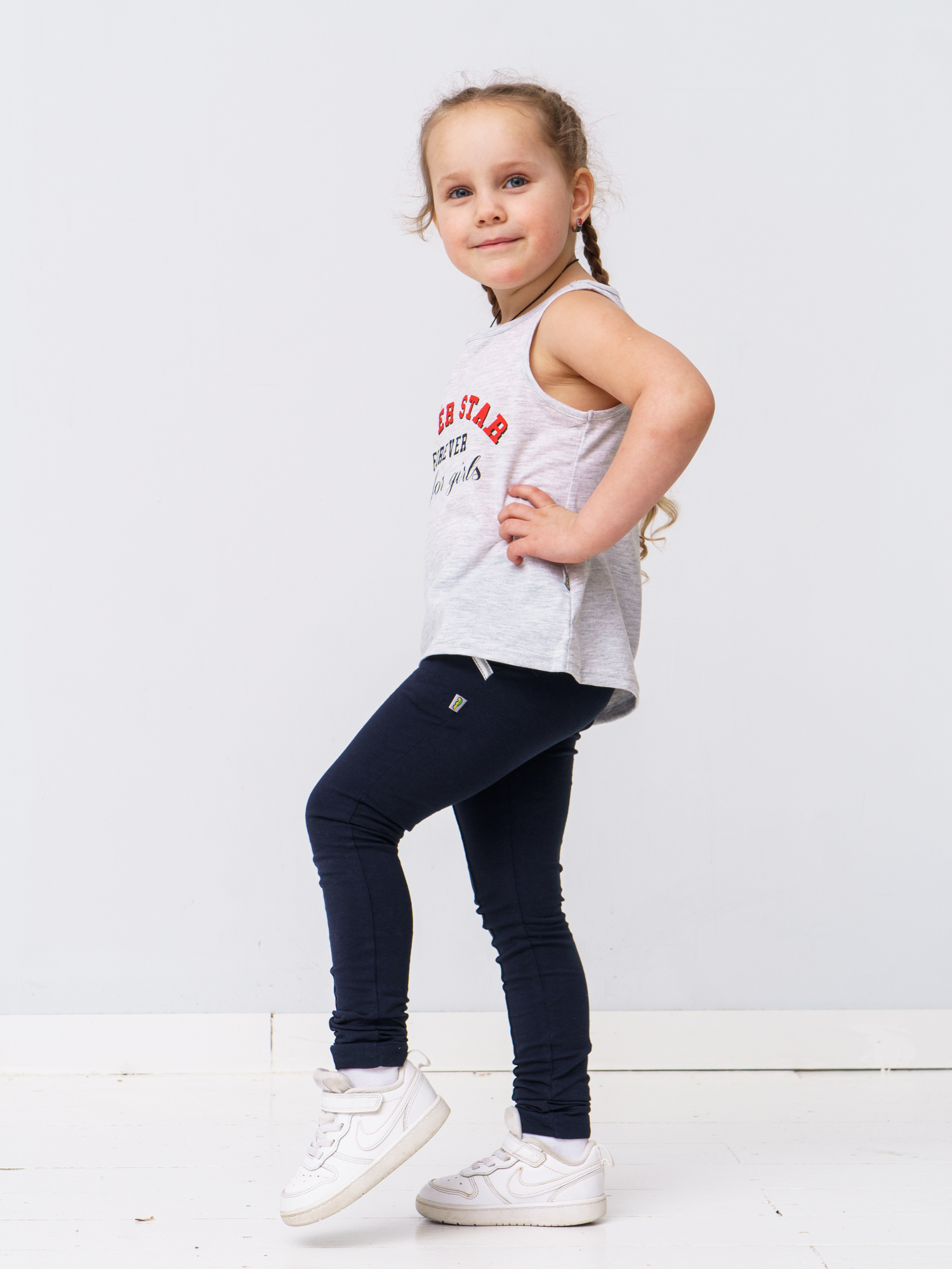 Лосины Misil kids 1074 синий - фото 2
